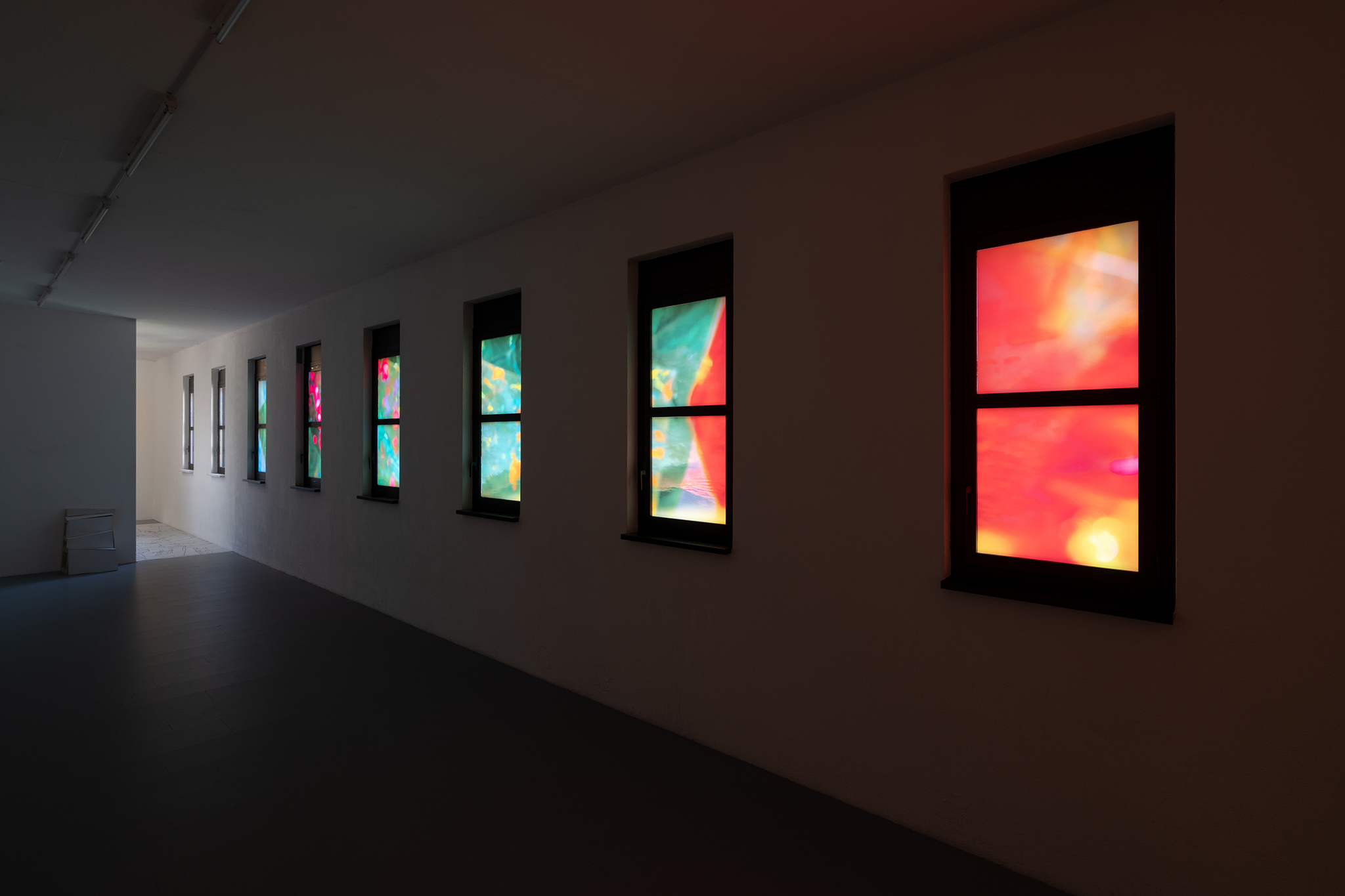 SHELTERS FROM THE STORM, installation view at La Rada, Locarno, 2025. Courtesy of the Artists and La Rada, Locarno. Photography by Riccardo Giancola