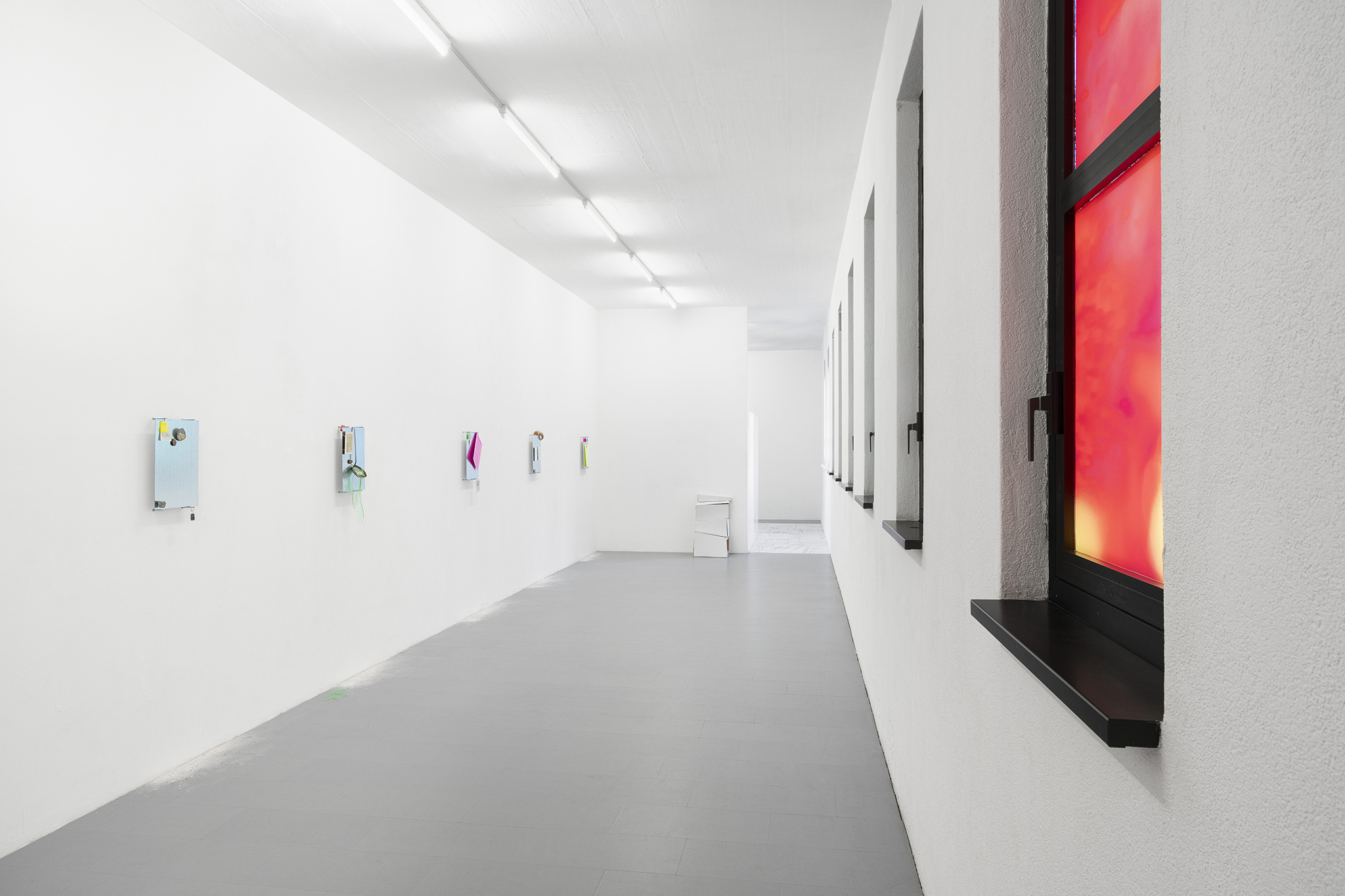 SHELTERS FROM THE STORM, installation view at La Rada, Locarno, 2025. Courtesy of the Artists and La Rada, Locarno. Photography by Riccardo Giancola