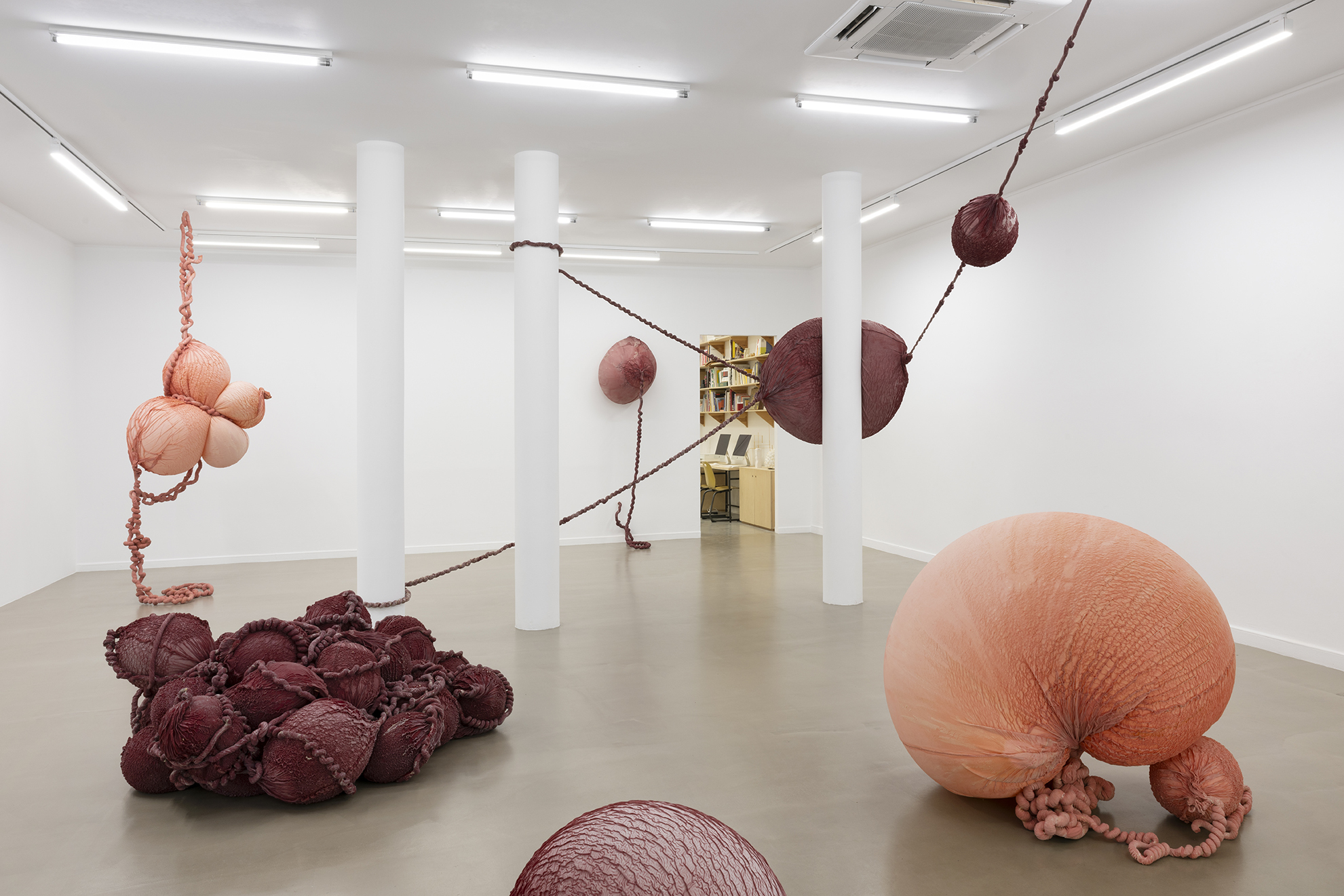 Exhibition view, Swell, Eva Fàbregas, Bombonprojects (2025)