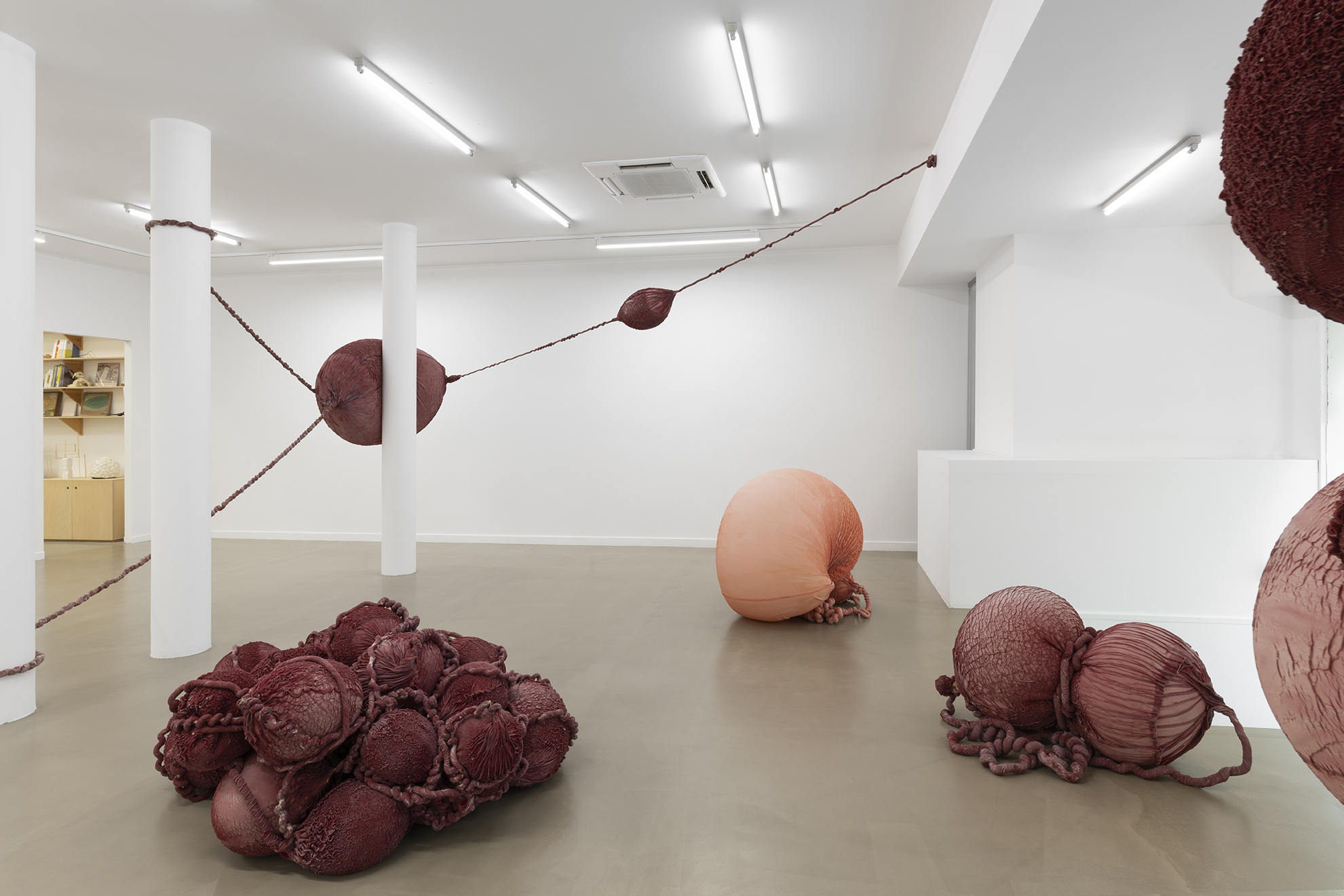 Exhibition view, Swell, Eva Fàbregas, Bombonprojects (2025)