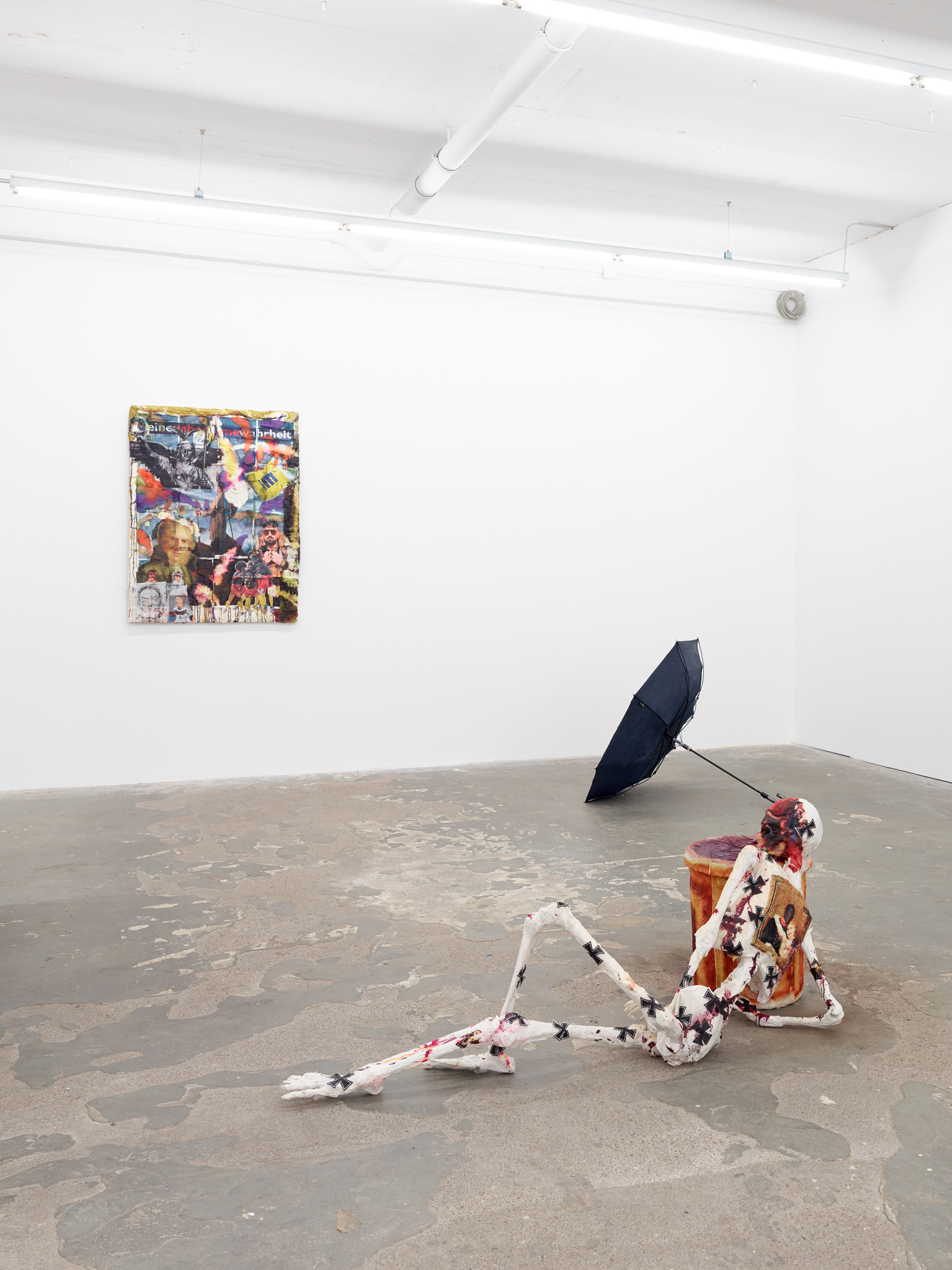 Monsieur Zohore, Whether the Weather, installation view at KOW, 2025, courtesy of the artist and KOW, Berlin.