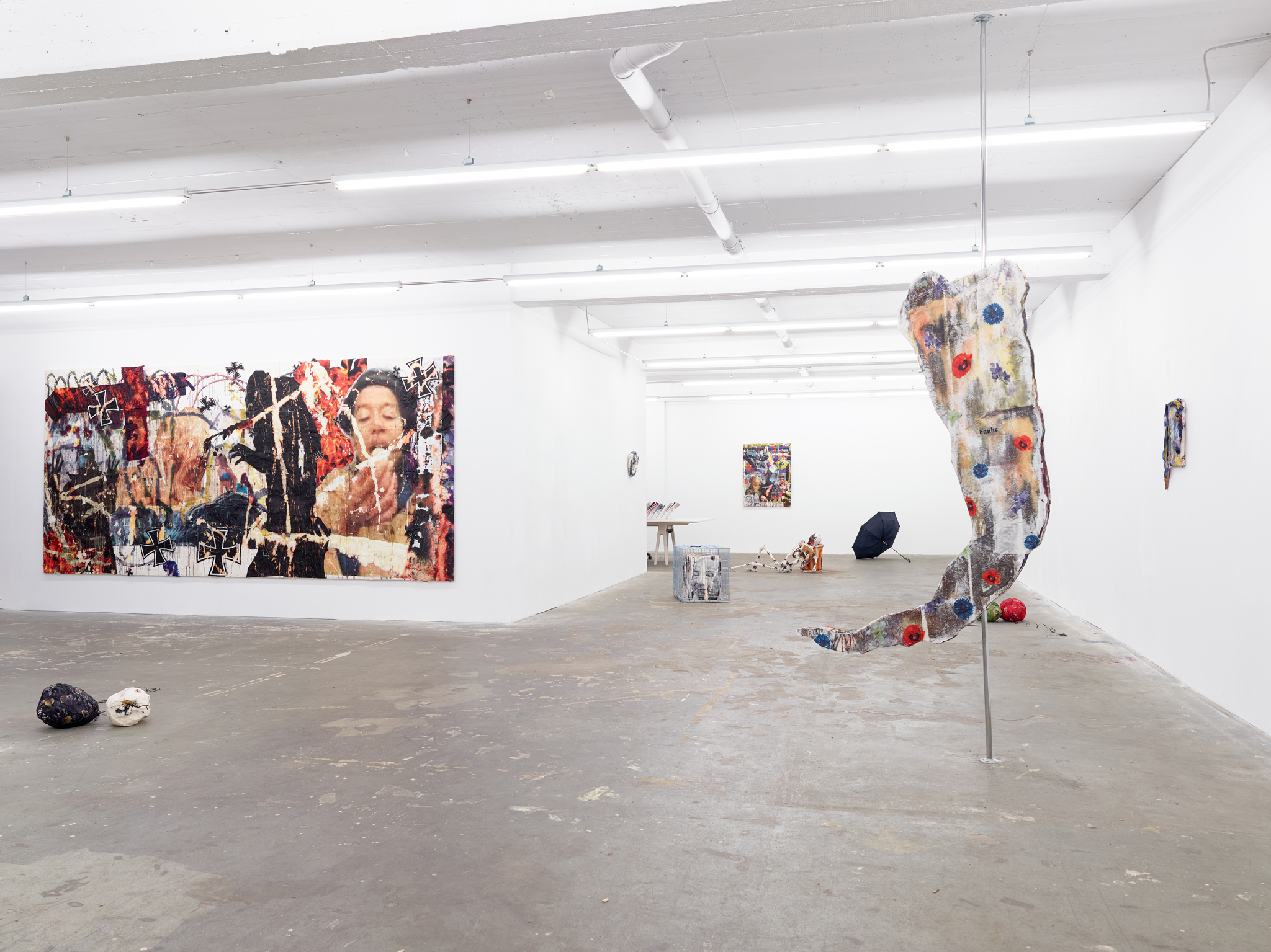 Monsieur Zohore, Whether the Weather, installation view at KOW, 2025, courtesy of the artist and KOW, Berlin.