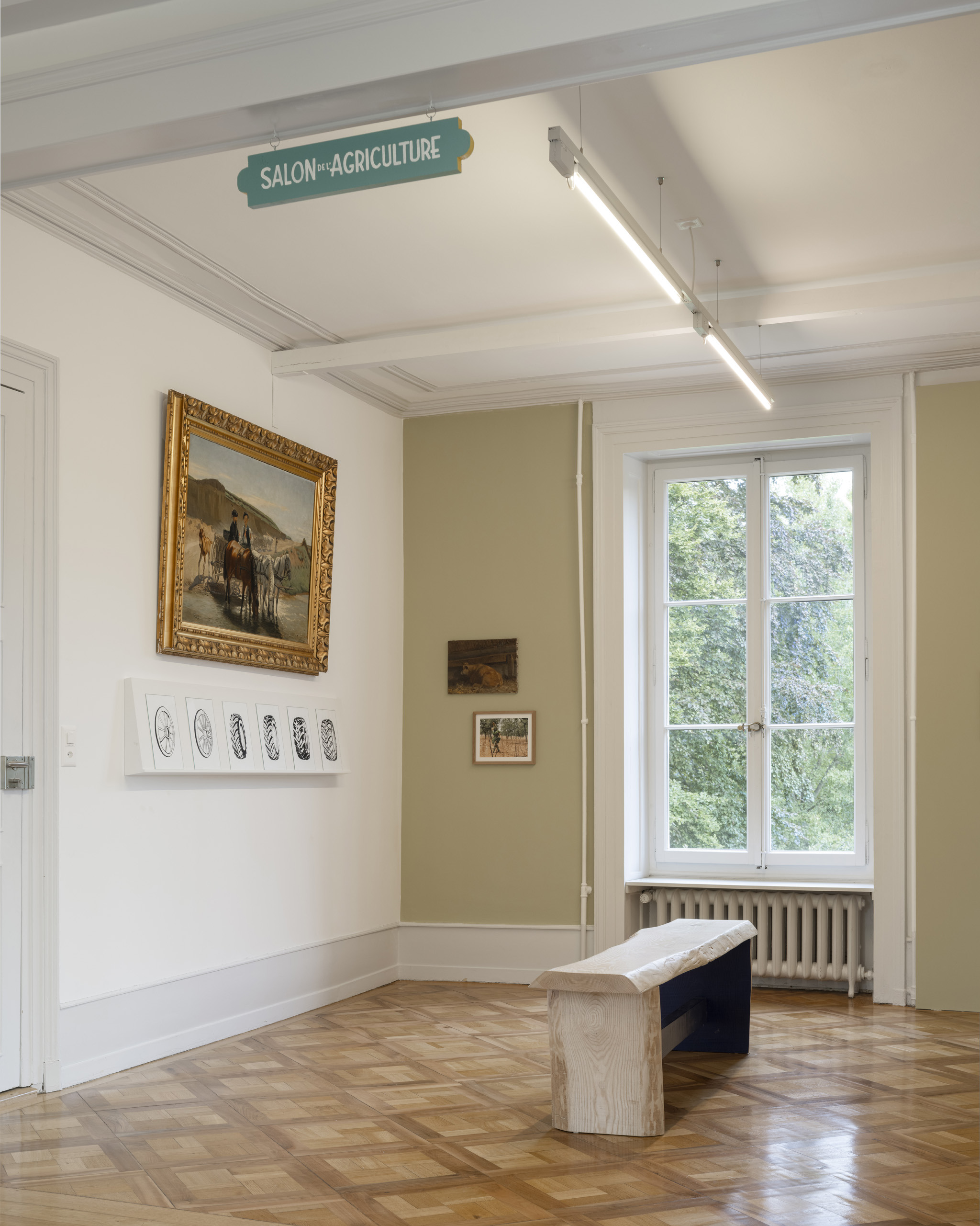 Exhibition View, ‘The things we keep’ at the Villa Bernasconi, 2025 / Photo by Dylan Perrenoud