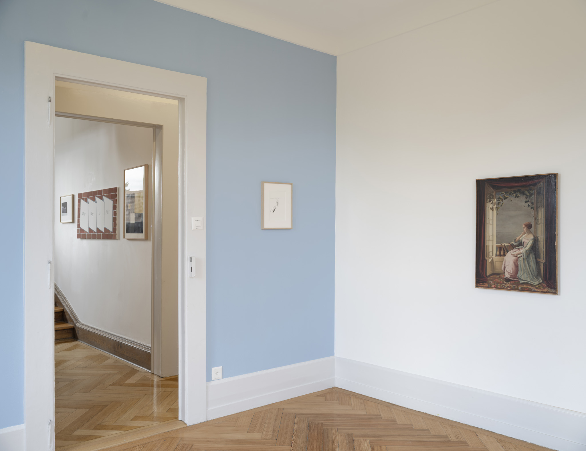 Exhibition View, ‘The things we keep’ at the Villa Bernasconi, 2025 / Photo by Dylan Perrenoud