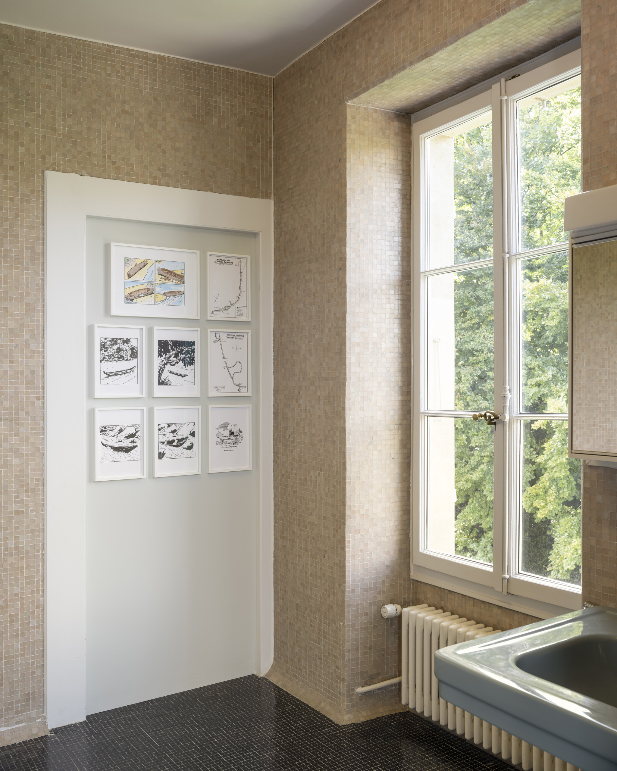 Exhibition View, ‘The things we keep’ at the Villa Bernasconi, 2025 / Photo by Dylan Perrenoud