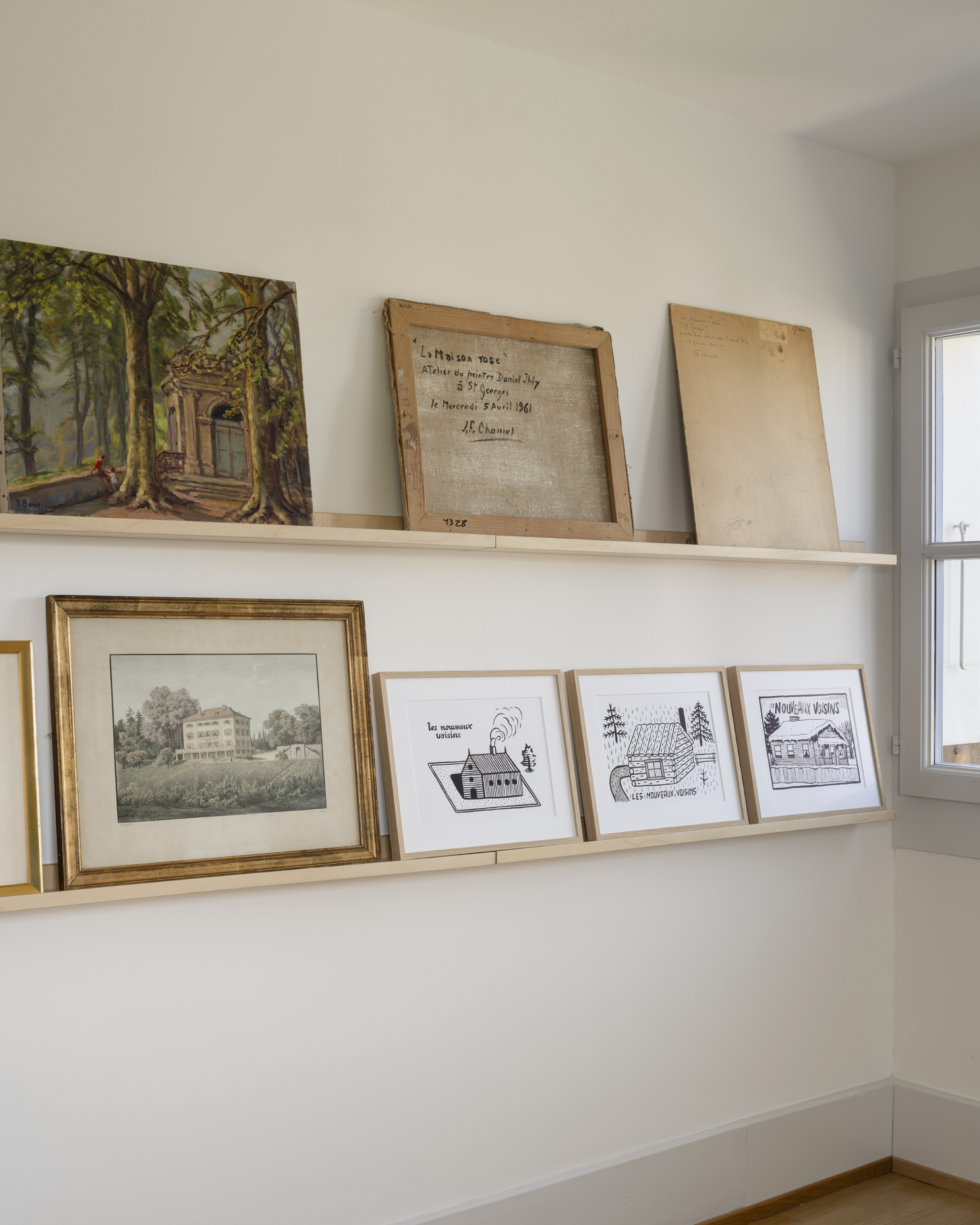 Exhibition View, ‘The things we keep’ at the Villa Bernasconi, 2025 / Photo by Dylan Perrenoud