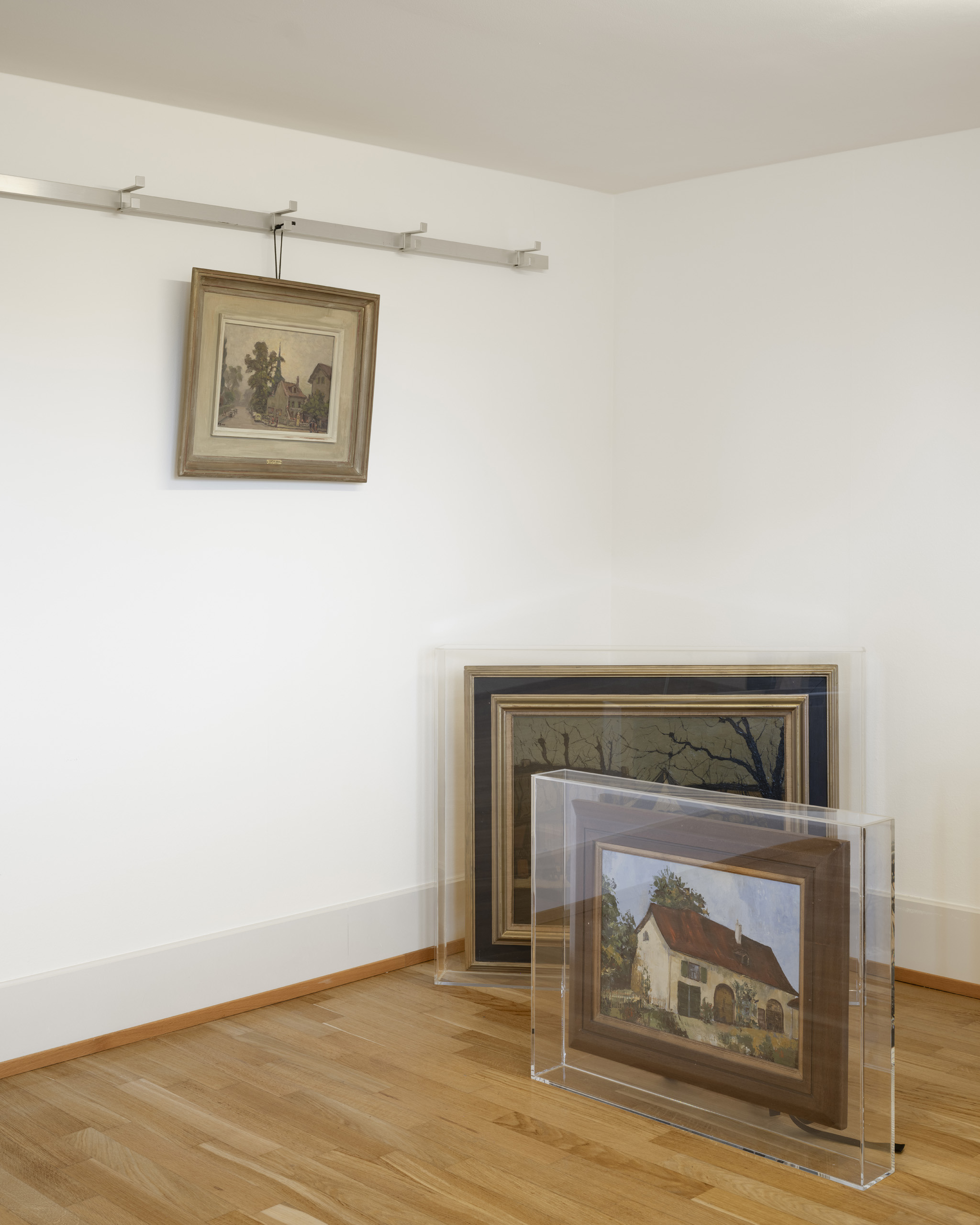 Exhibition View, ‘The things we keep’ at the Villa Bernasconi, 2025 / Photo by Dylan Perrenoud