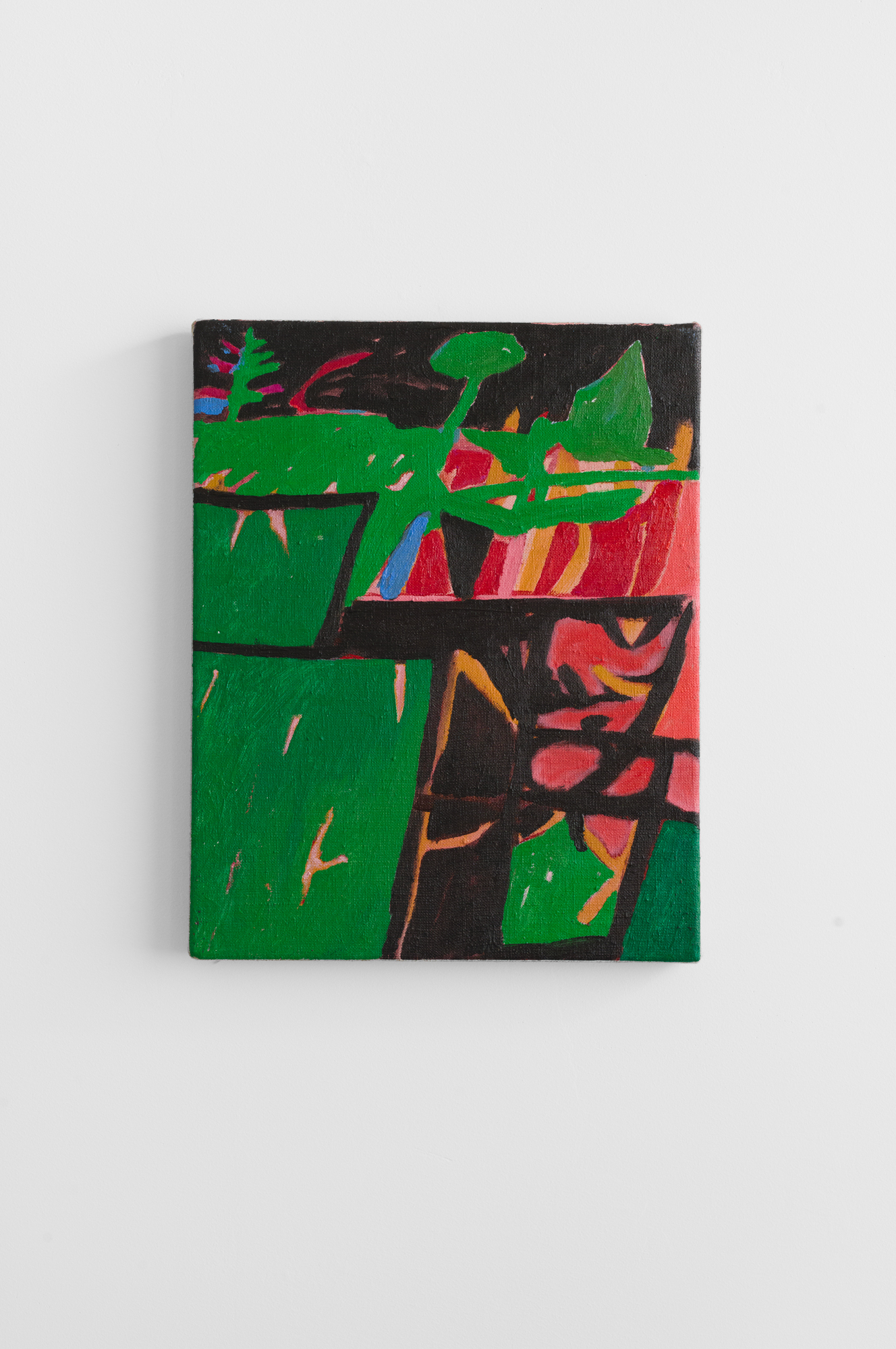 Les Ramsay, Bridgetown, Fever in the Field (2024)  Oil on linen 14 x 11in ; 35.56 × 27.94 cm