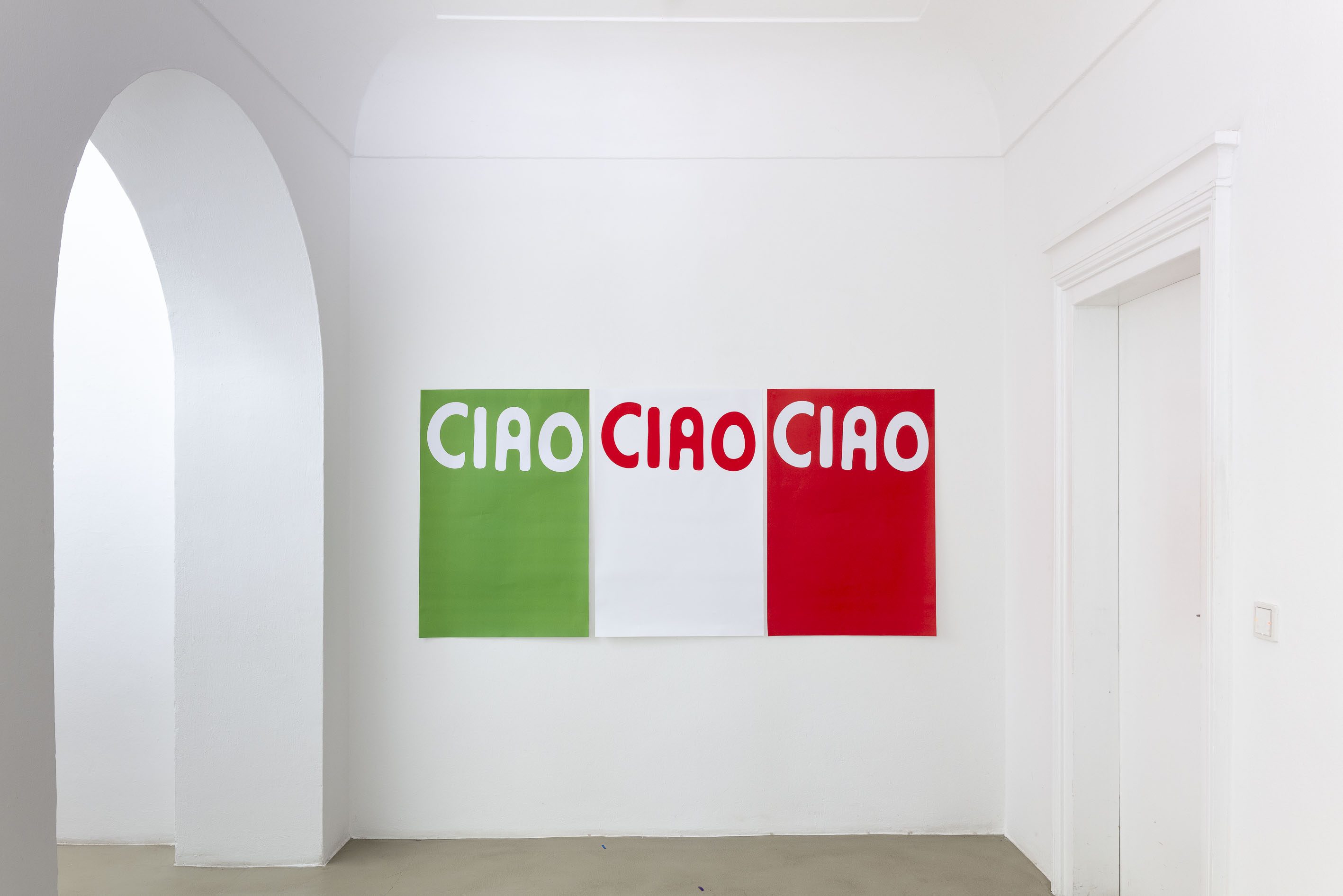 Installation view: Iris Touliatou, Shifts, Kunstverein München, Munich, 2025; photo: Sebastian Kissel; Courtesy the artist and Kunstverein München e.V..