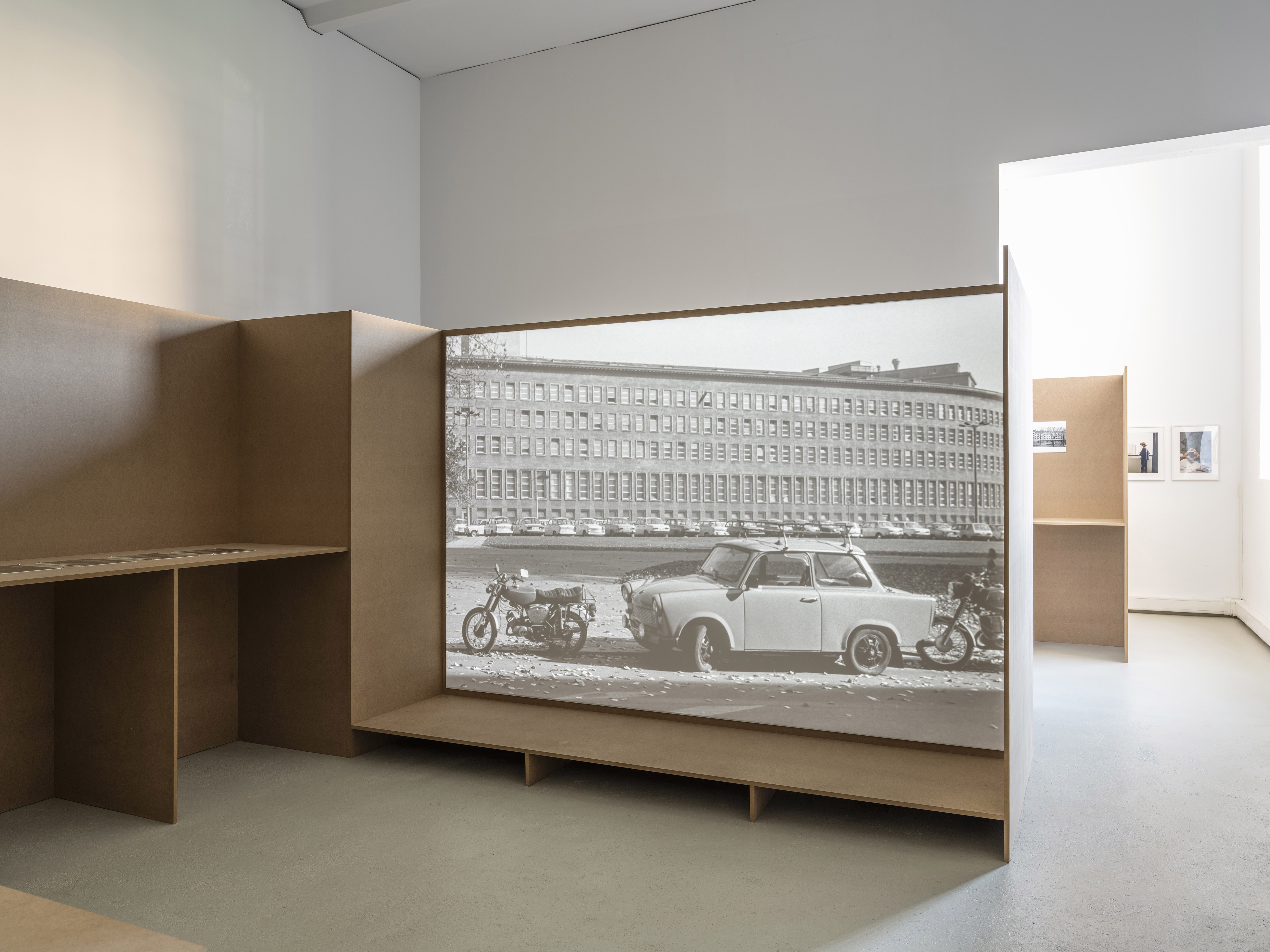 Cora Pongracz "8 erweiterte portraits" with: Seiichi Furuya, Installation view, Kunstverein für Mecklenburg und Vorpommern in Schwerin, 2025. Courtesy: OstLicht Collection, Vienna, Seiichi Furuya & Galerie Thomas Fischer, Berlin. Photo: Fred Dott.