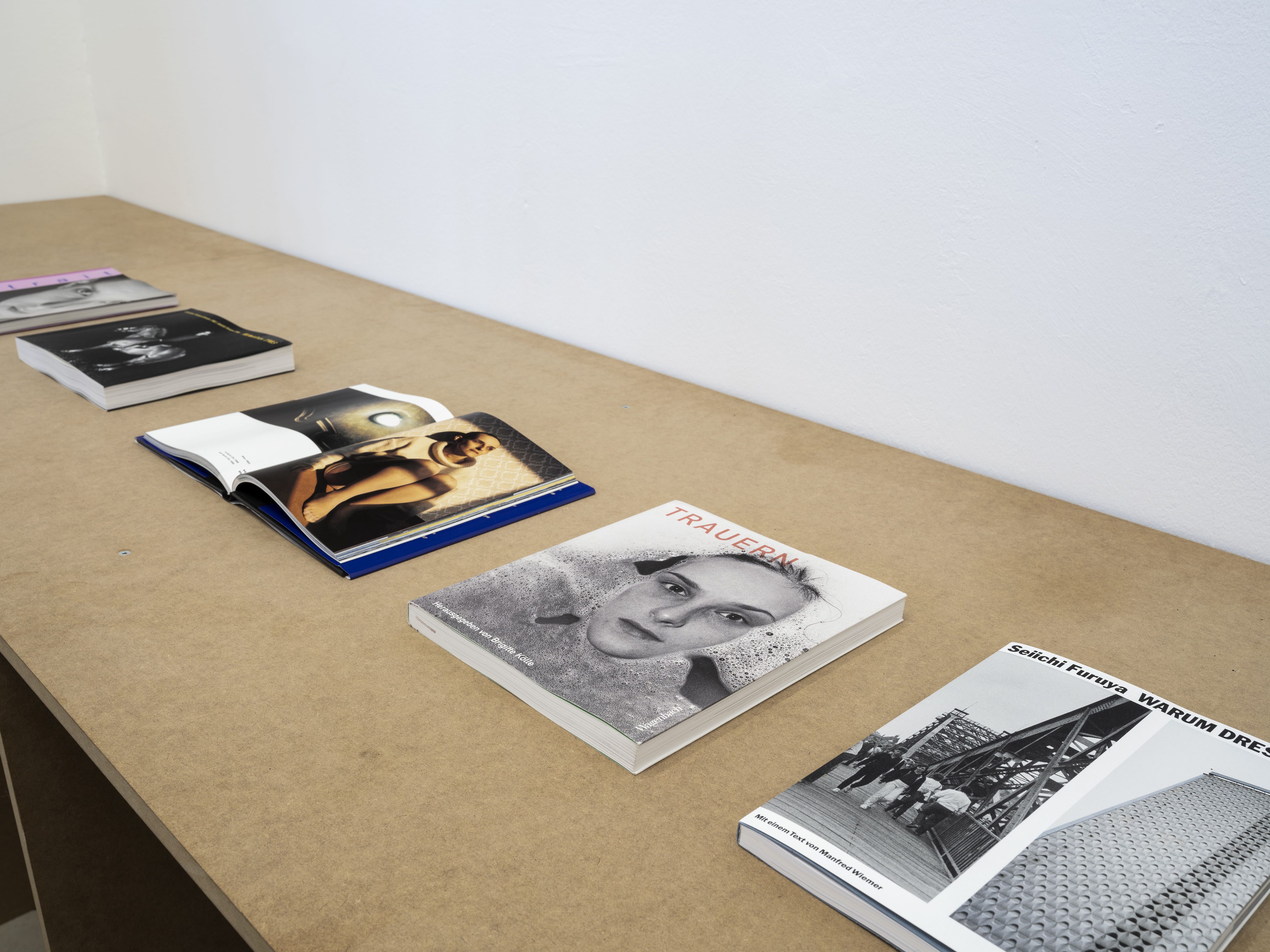 Cora Pongracz "8 erweiterte portraits" with: Seiichi Furuya, Installation view, Kunstverein für Mecklenburg und Vorpommern in Schwerin, 2025. Courtesy: OstLicht Collection, Vienna, Seiichi Furuya & Galerie Thomas Fischer, Berlin. Photo: Fred Dott.