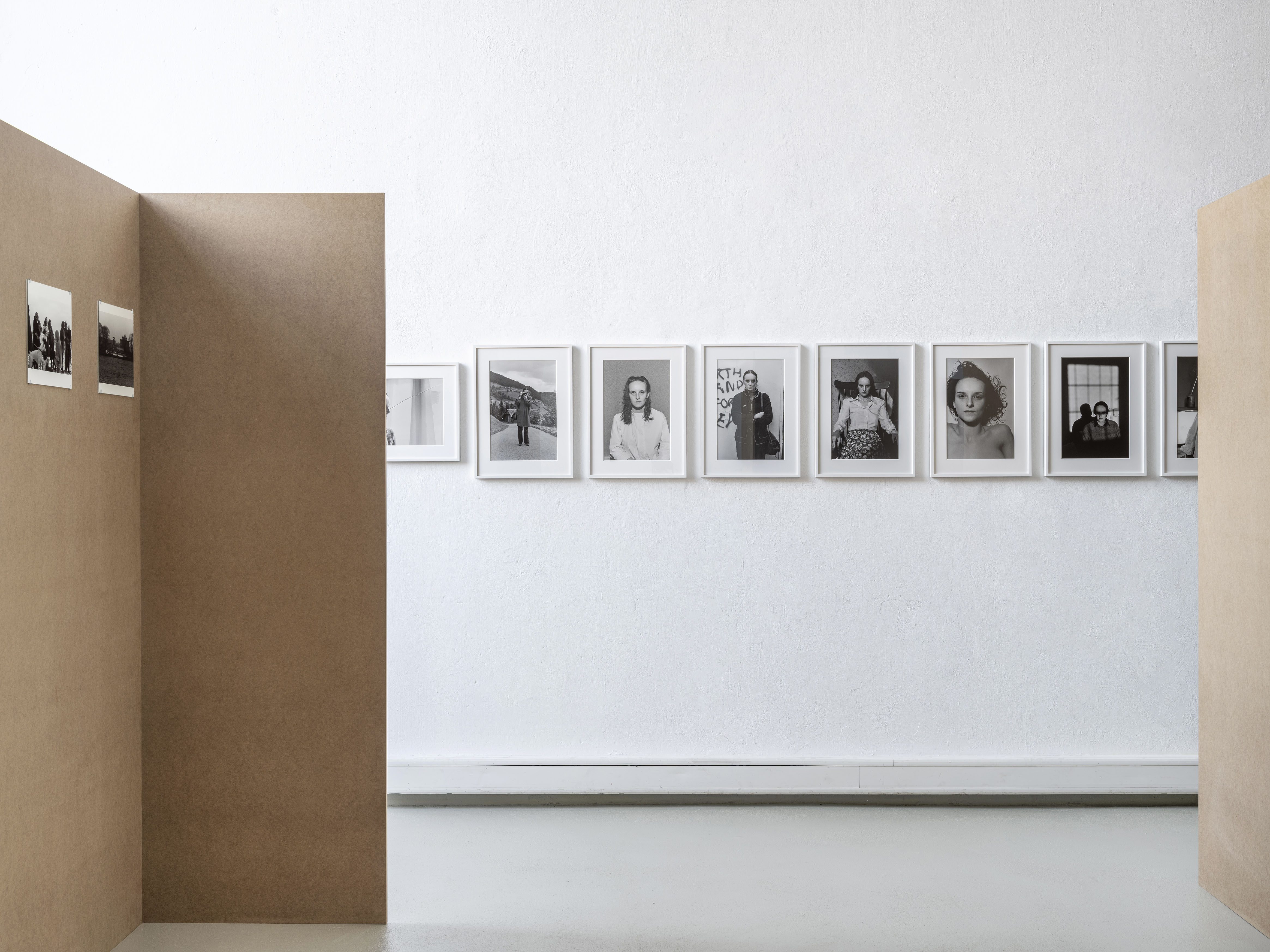 Cora Pongracz "8 erweiterte portraits" with: Seiichi Furuya, Installation view, Kunstverein für Mecklenburg und Vorpommern in Schwerin, 2025. Courtesy: OstLicht Collection, Vienna, Seiichi Furuya & Galerie Thomas Fischer, Berlin. Photo: Fred Dott.