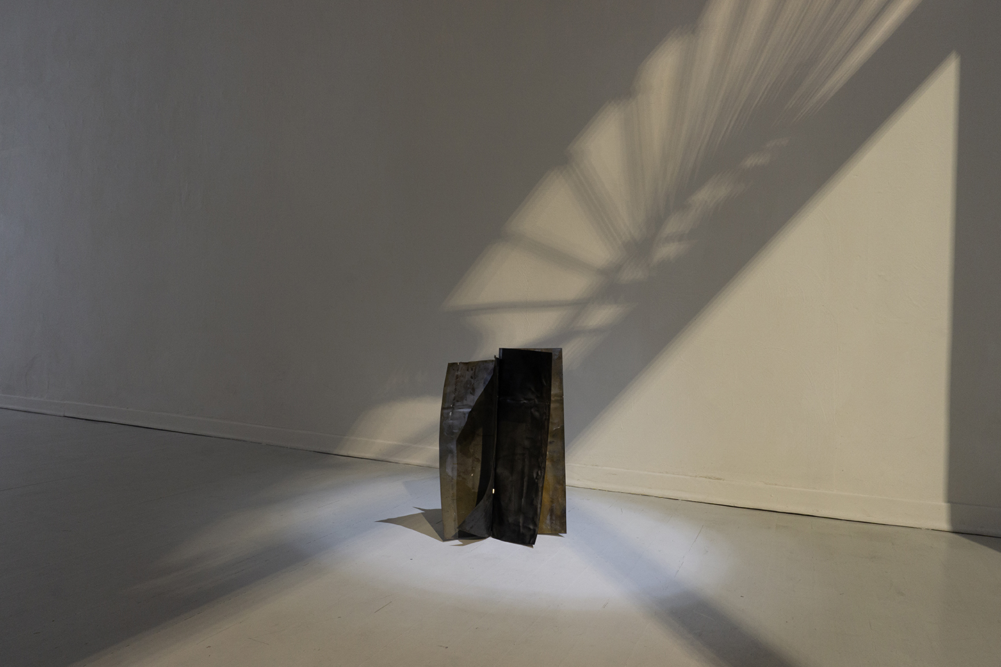 Will Krauland Domain 1, 2025 Waxed steel, neodymium magnets