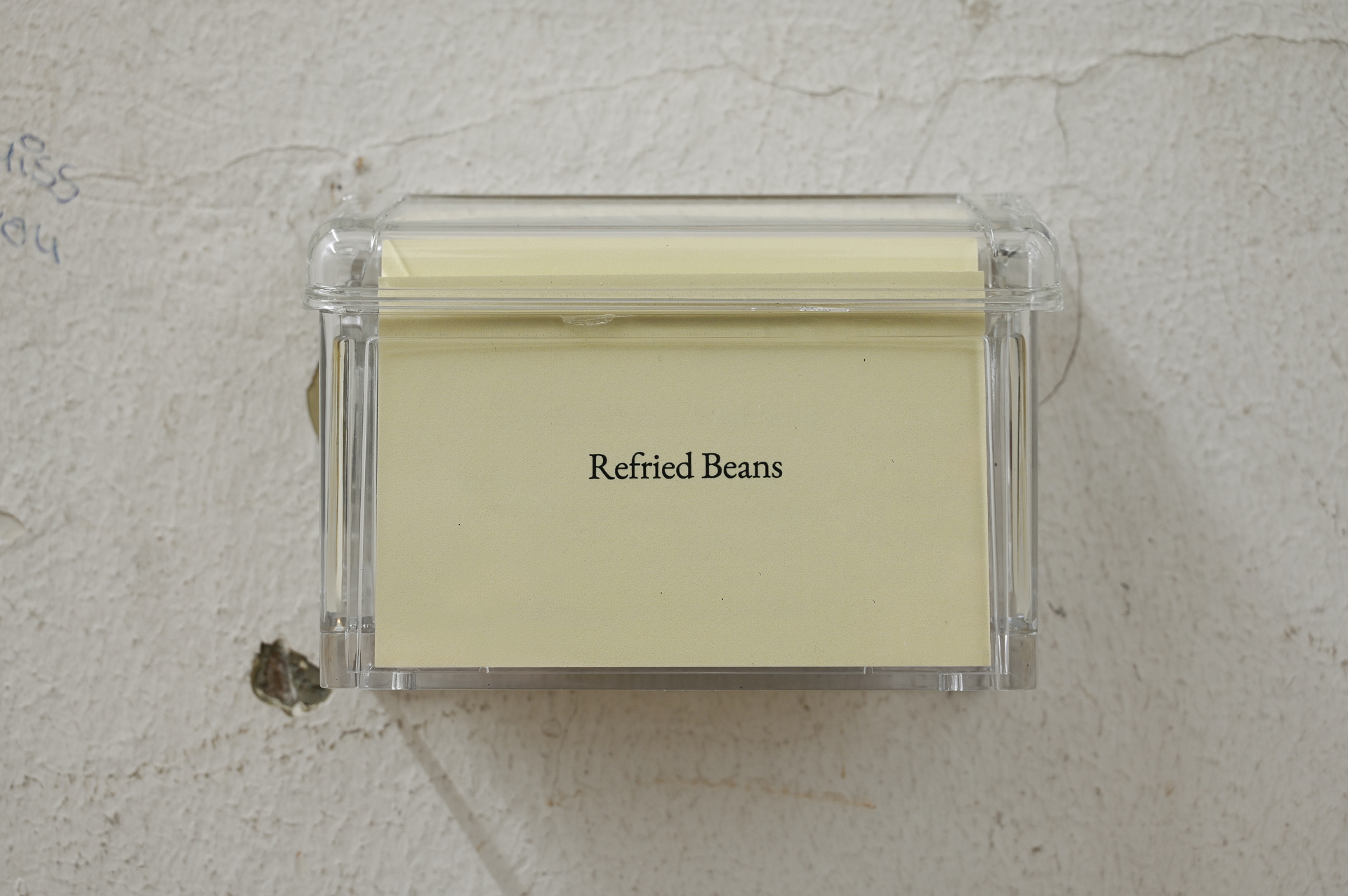 Jason Hirata, "Refried Beans," 2025, Jason Hirata, "Vergeltung" at Kaiserwache, Freiburg im Breisgau, 2025. Courtesy: the Artist and Kaiserwache. Photo: Stefan Lux