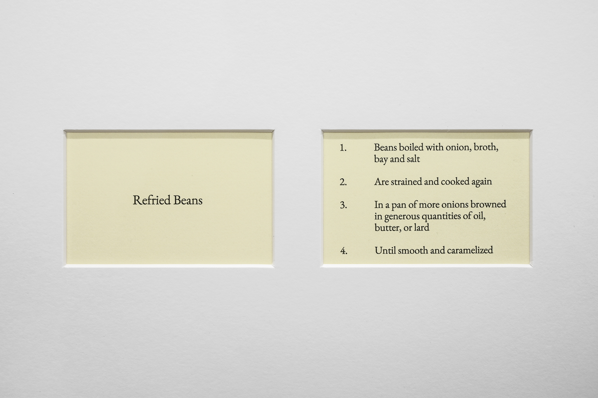 Jason Hirata, "Refried Beans" (detail), 2025, Jason Hirata, "Vergeltung" at Kaiserwache, Freiburg im Breisgau, 2025. Courtesy: the Artist and Kaiserwache. Photo: Stefan Lux