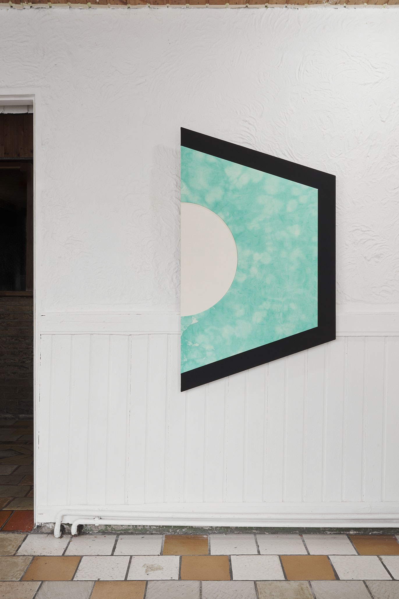 Tobias Maring, untitled, 2023, ink on canvas on MDF, 116.5 × 68 cm