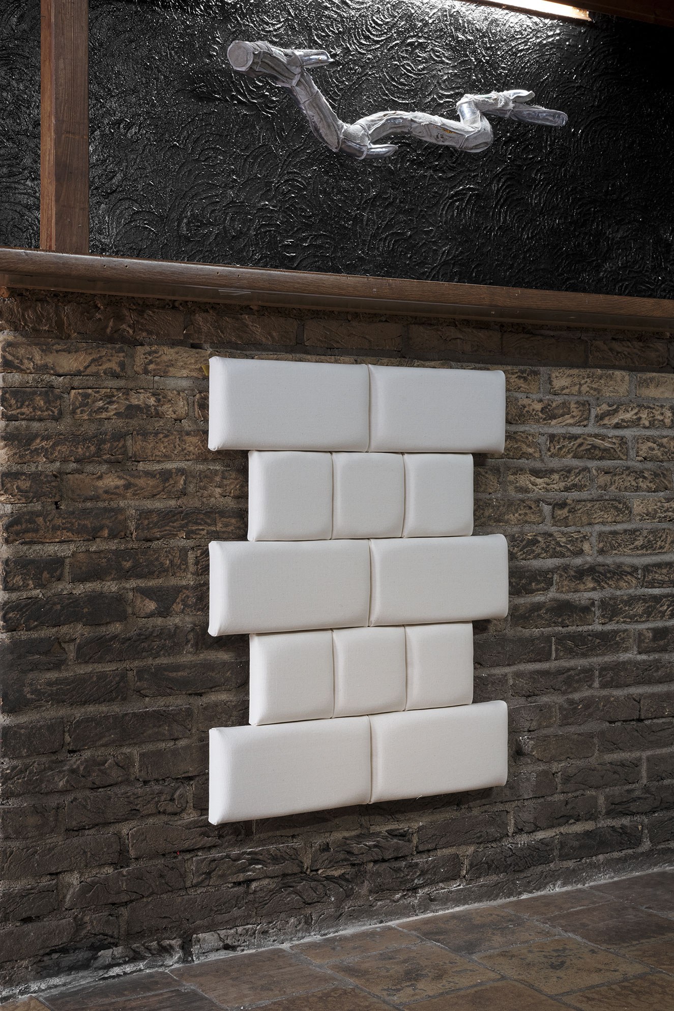 Tobias Maring, untitled, 2024, canvas and foam on MDF, 76 × 60 cm