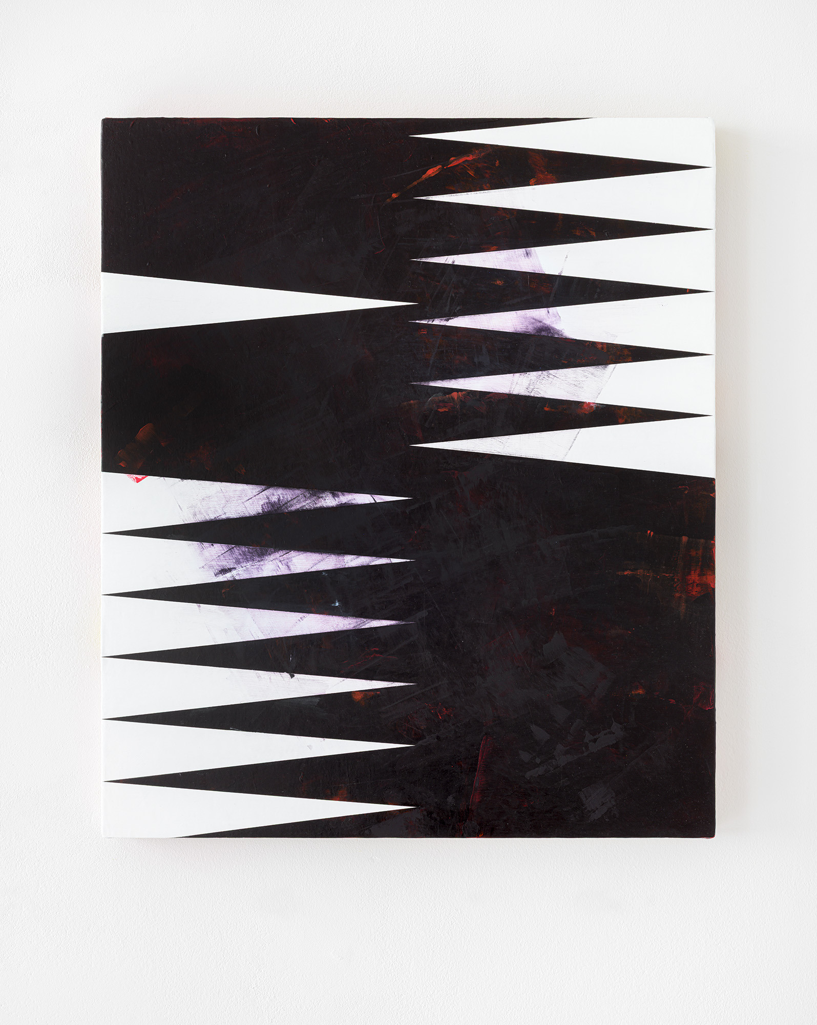 Ann Edholm, "When sleep is at its deepest II“, 2025, acrylic and vinyl on canvas on panel, 58 x 49.5 cm. Copyright the artist, courtesy of the artist and Galerie Nordenhake Berlin, Stockholm, Mexico City. Photo by Gerhard Kassner.