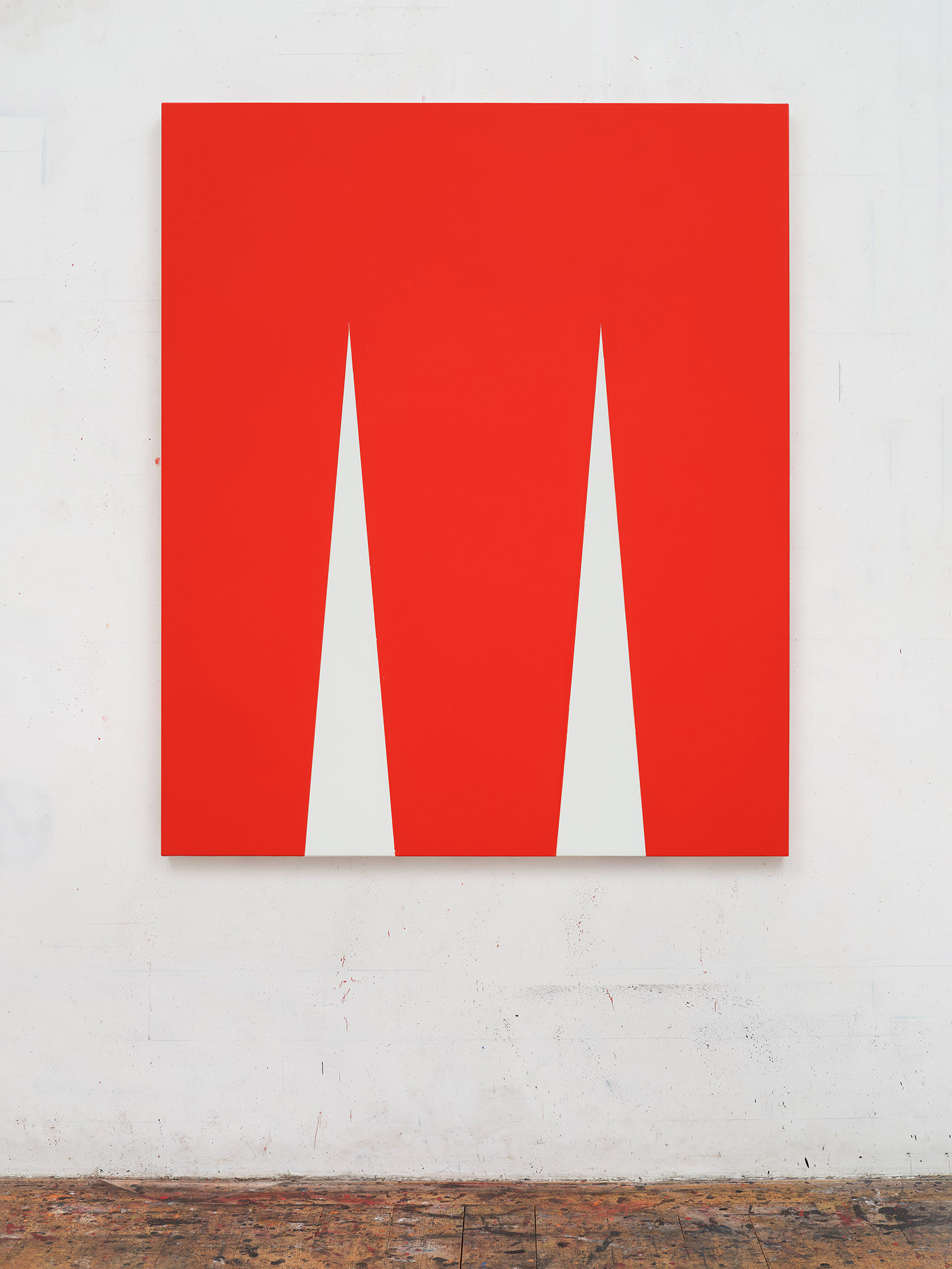 Ann Edholm, "Där is är / Where Ice is IV“, 2023, oil and beeswax on canvas, 150 x 125 cm. Copyright the artist, courtesy of the artist and Galerie Nordenhake Berlin, Stockholm, Mexico City. Photo by Gerhard Kassner.