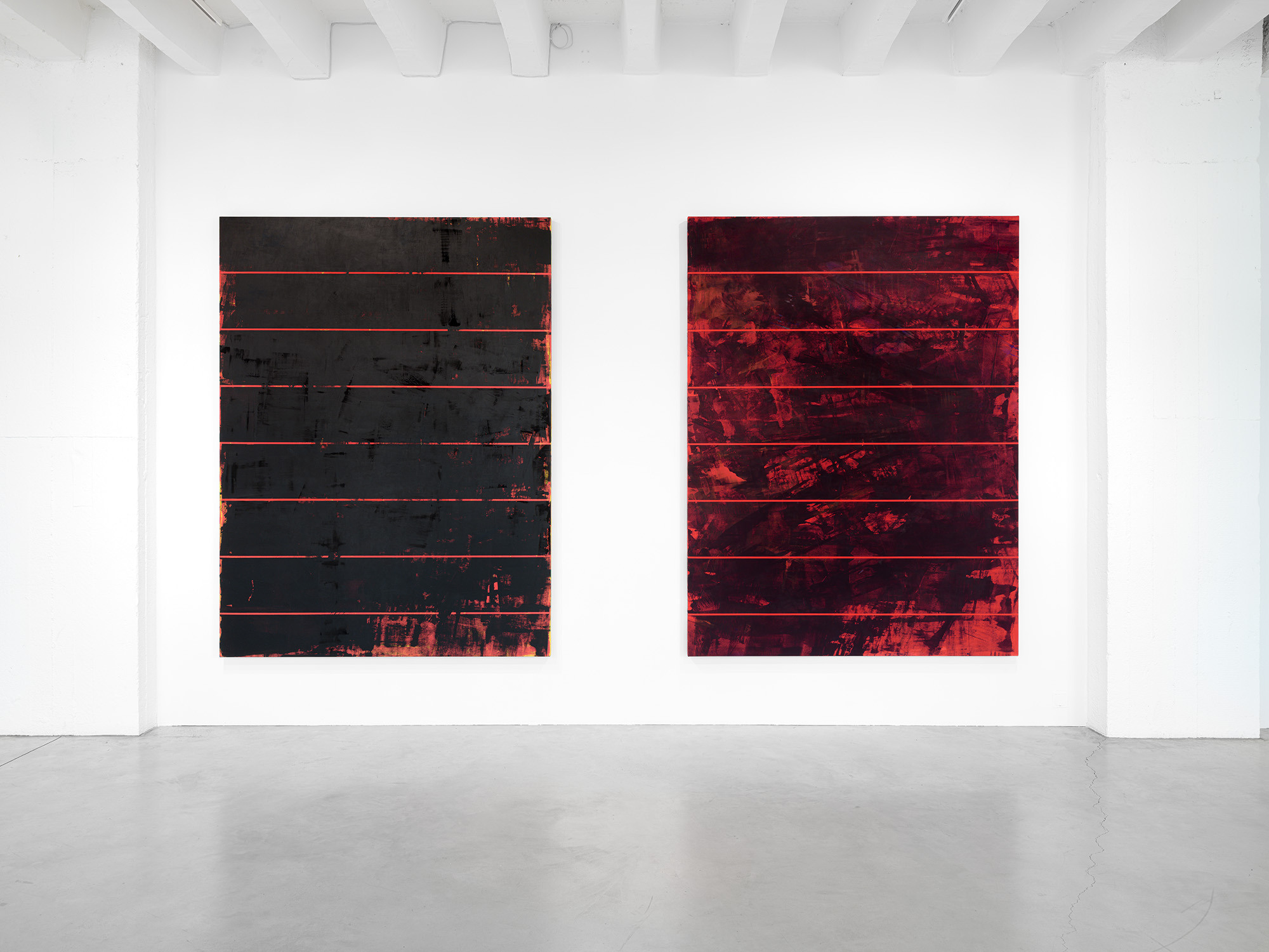 Ann Edholm, "Voices / Röster“, Galerie Nordenhake Berlin 2025. Copyright the artist, courtesy of the artist and Galerie Nordenhake Berlin, Stockholm, Mexico City. Photo by Gerhard Kassner.