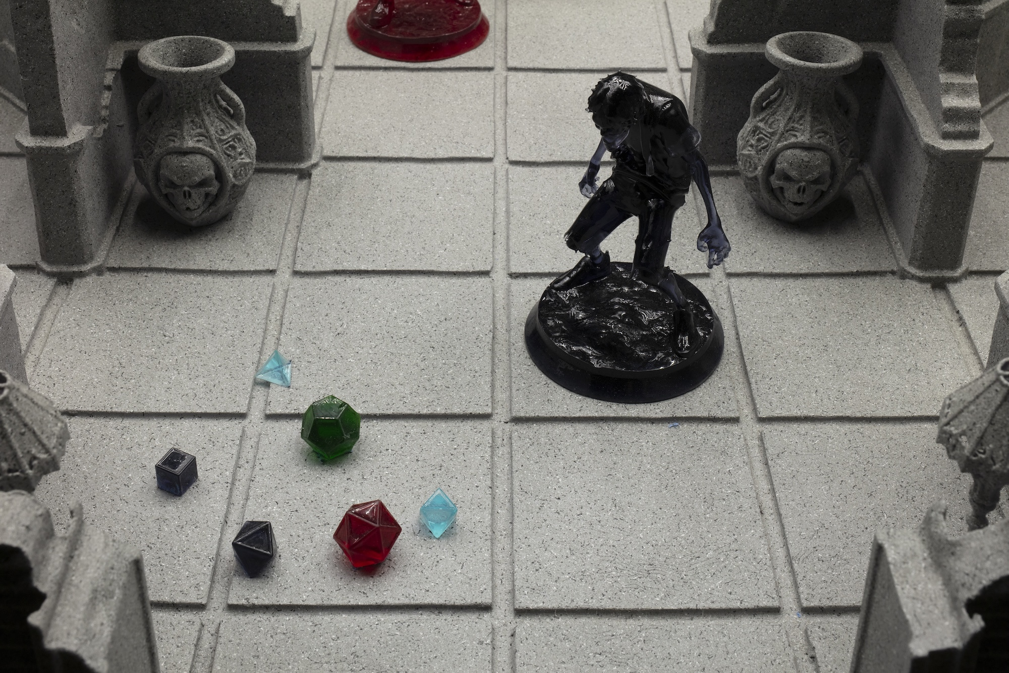 Circle of invocation: beyond your death, one day, the Earth turns in the sky, 2025. Detail.