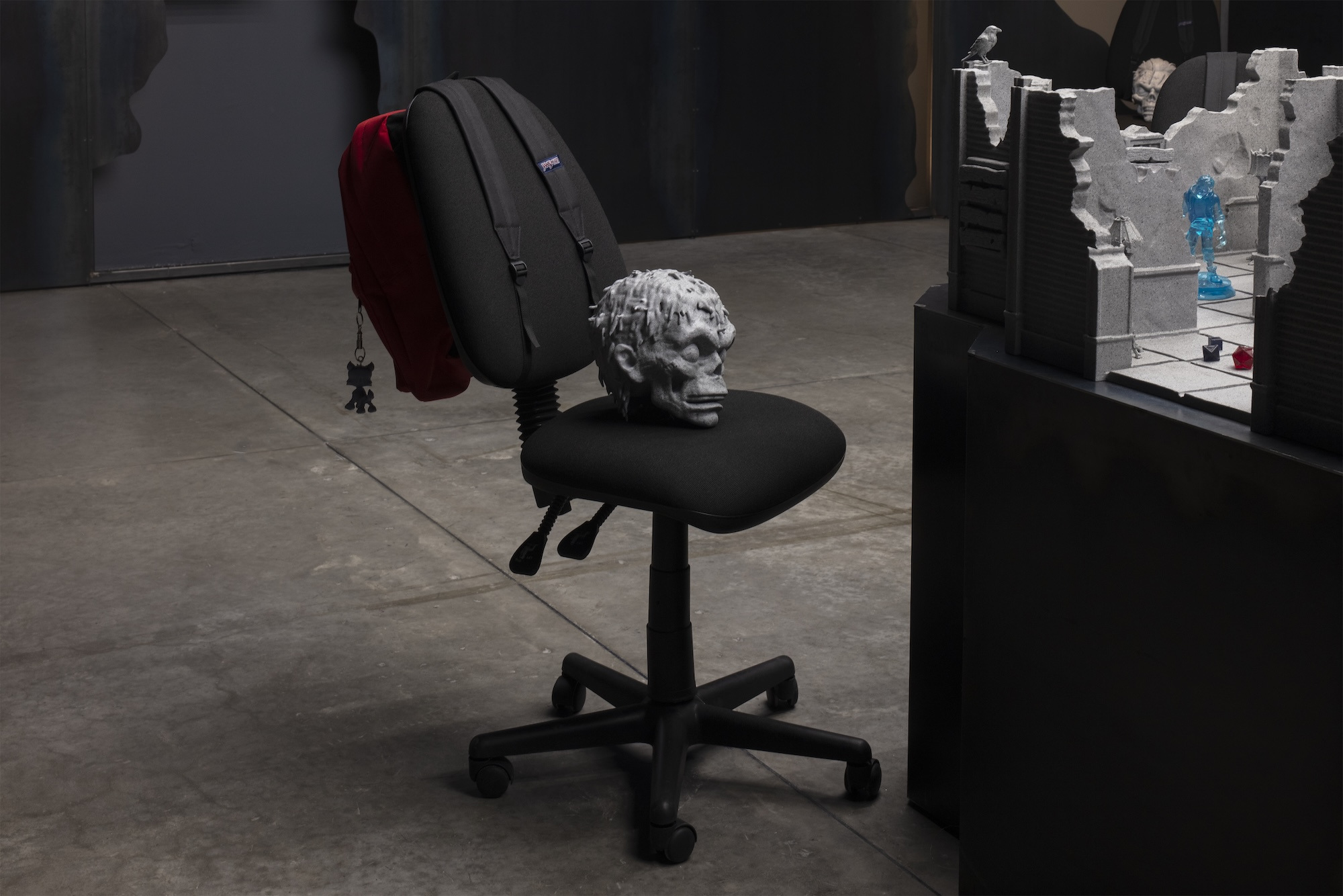 Circle of invocation: beyond your death, one day, the Earth turns in the sky, 2025. Detail.