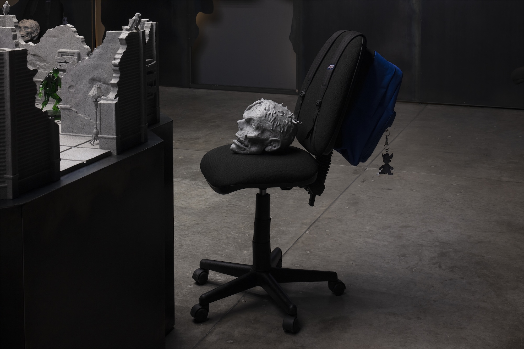 Circle of invocation: beyond your death, one day, the Earth turns in the sky, 2025. Detail.