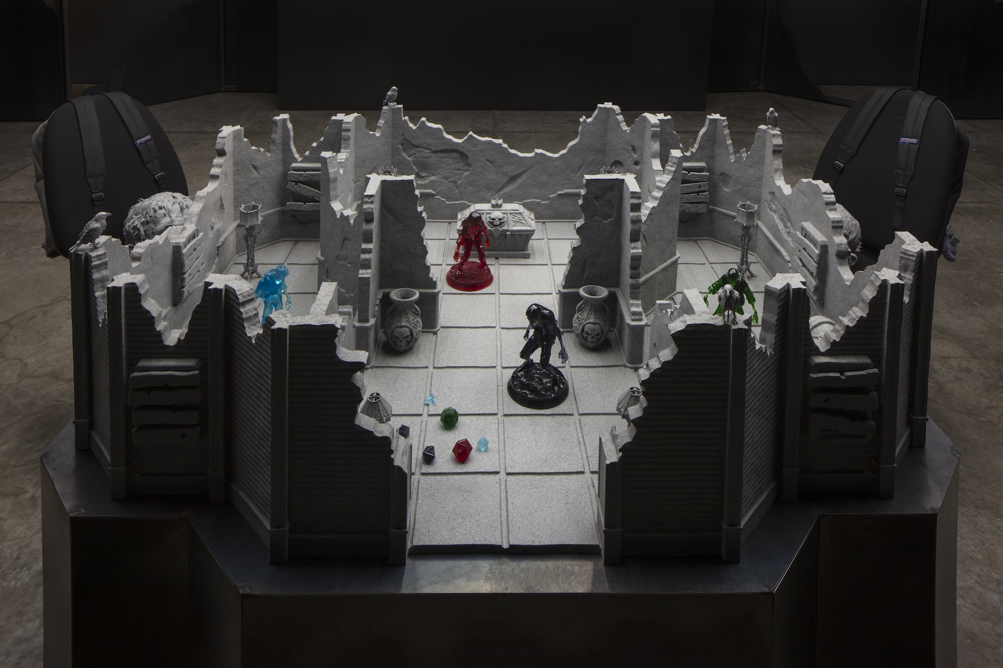 Circle of invocation: beyond your death, one day, the Earth turns in the sky, 2025.