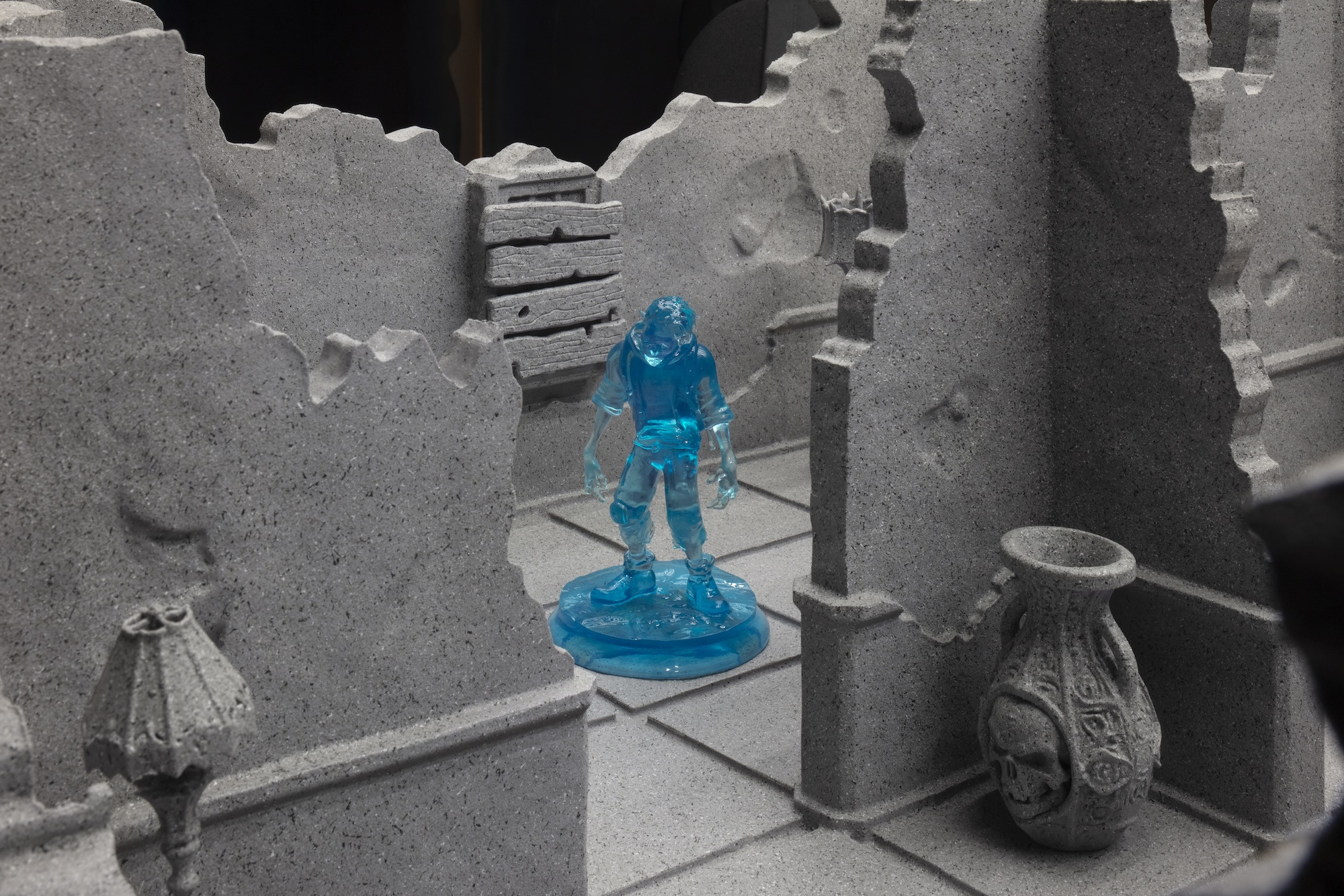 Circle of invocation: beyond your death, one day, the Earth turns in the sky, 2025. Detail.