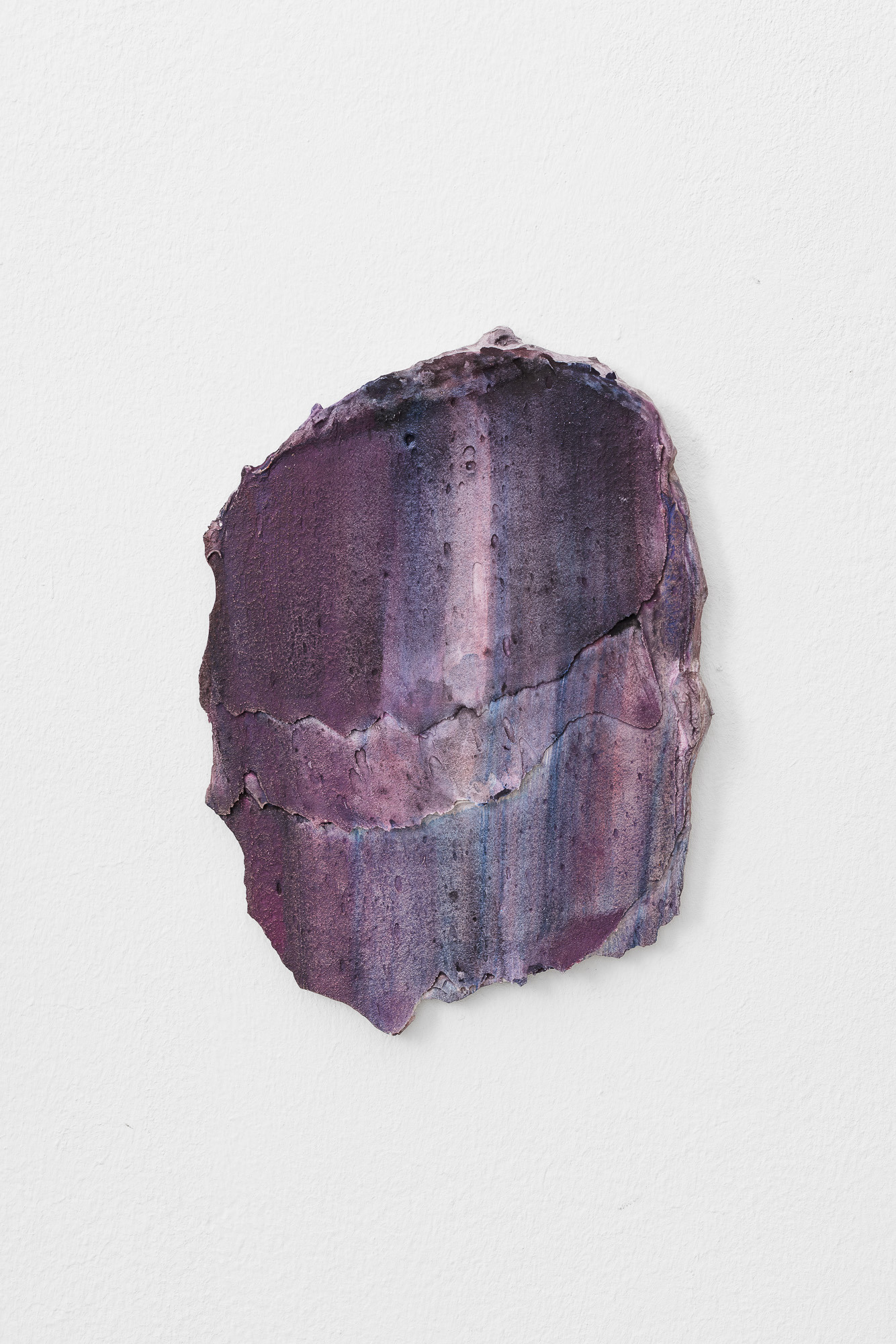 Mercedes Mangrané, Dissipation XIV, 2025, watercolor on plaster, 27 x 19,5 cm