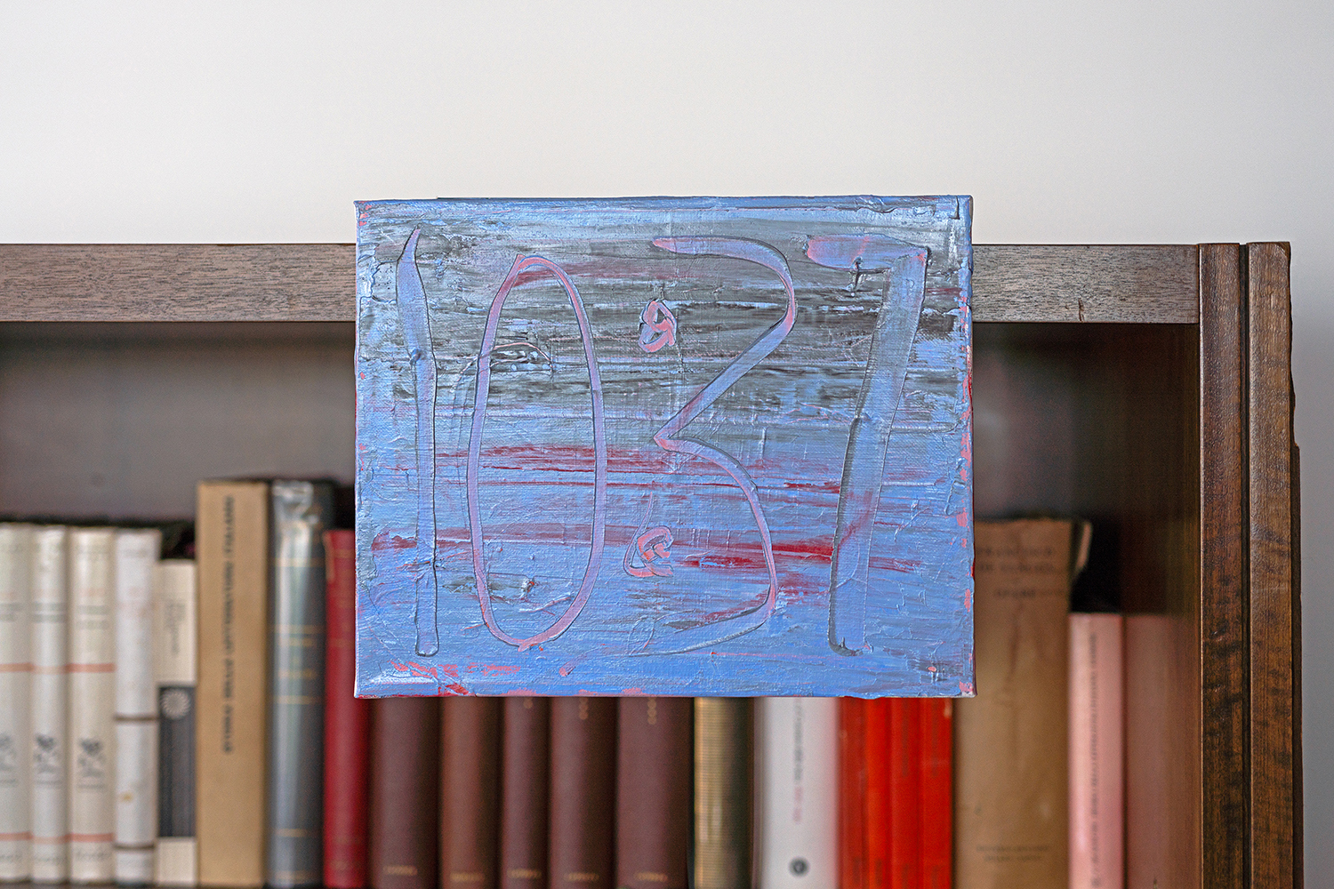 Magnus Frederik Clausen Tisyvogtredive (Zoë), 2022 Acrylic and oil on primed canvas 24 x 30 cm