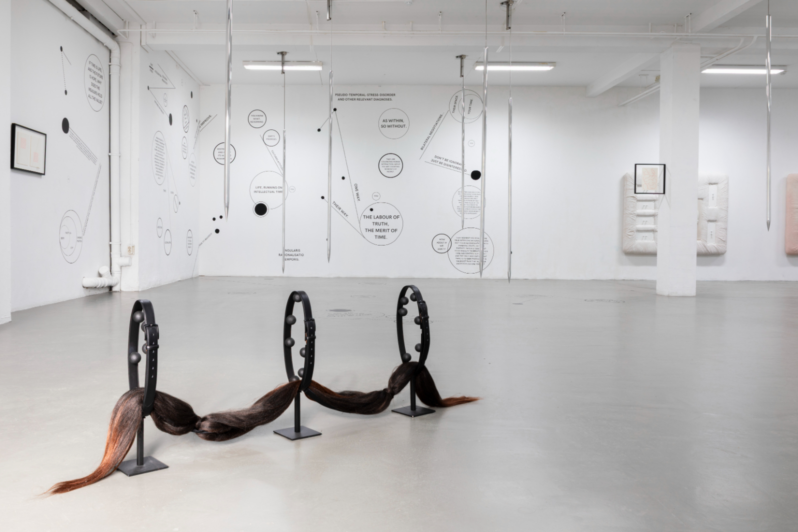 Installation View, “The Hard Edge of the Labour of Time” Andrea Knezović & Yeşim Akdeniz curated by Àngels Miralda, PAKT Foundation, Amsterdam. 1 November - 7 December 2025.