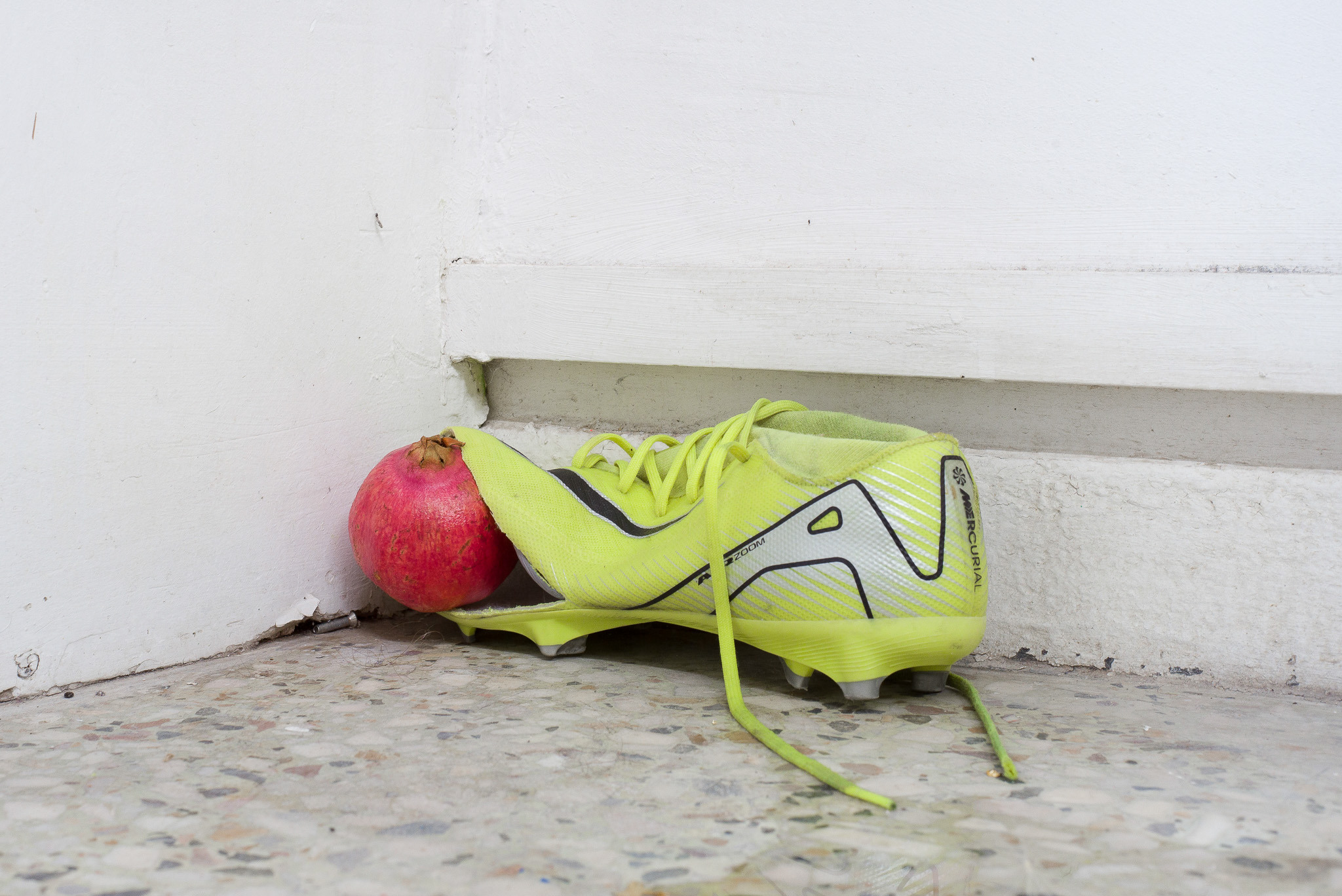 Kajsa Balk-Møller "My other shoe eating a pomegranate"