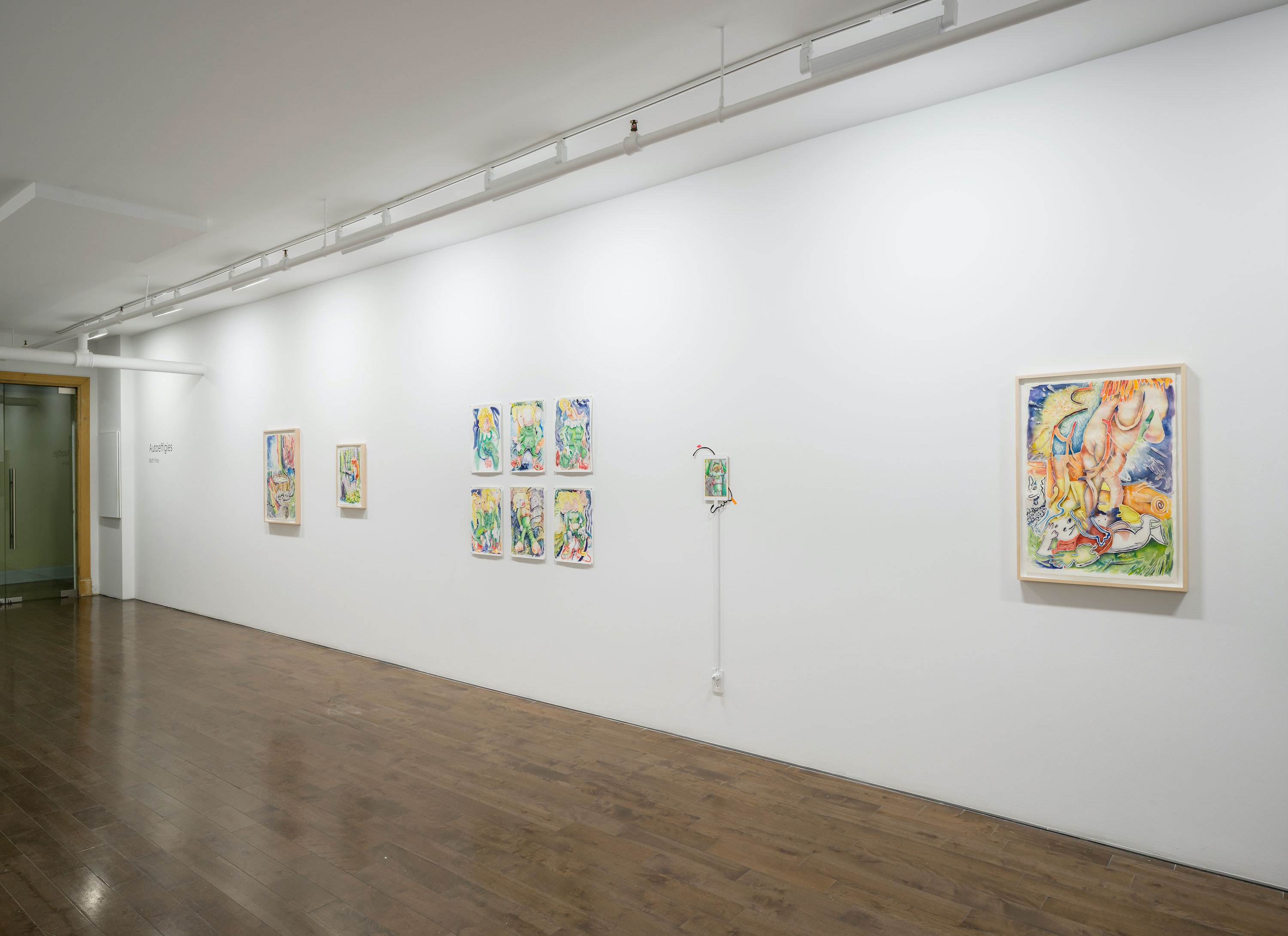 Installation view, Autoeffigies by Beth Frey at McBride Contemporain