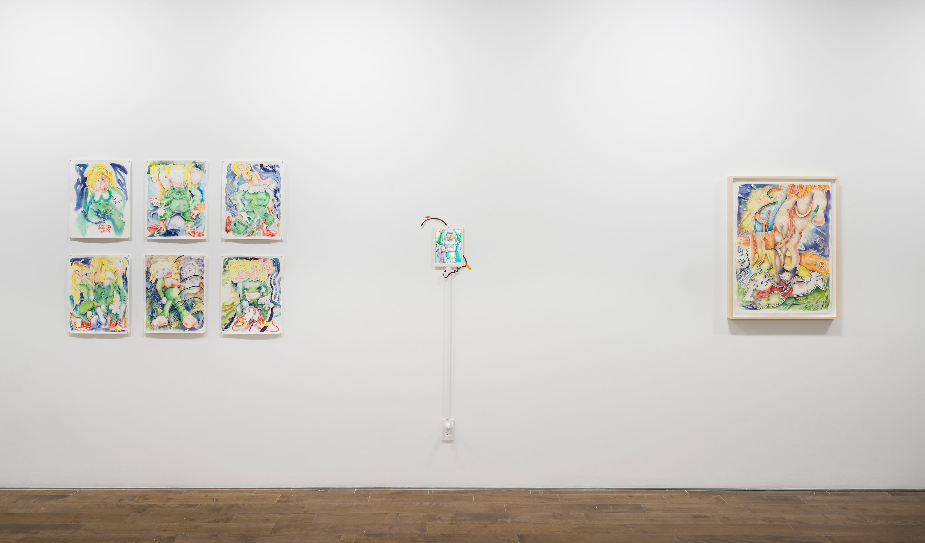 Installation view, Autoeffigies by Beth Frey at McBride Contemporain
