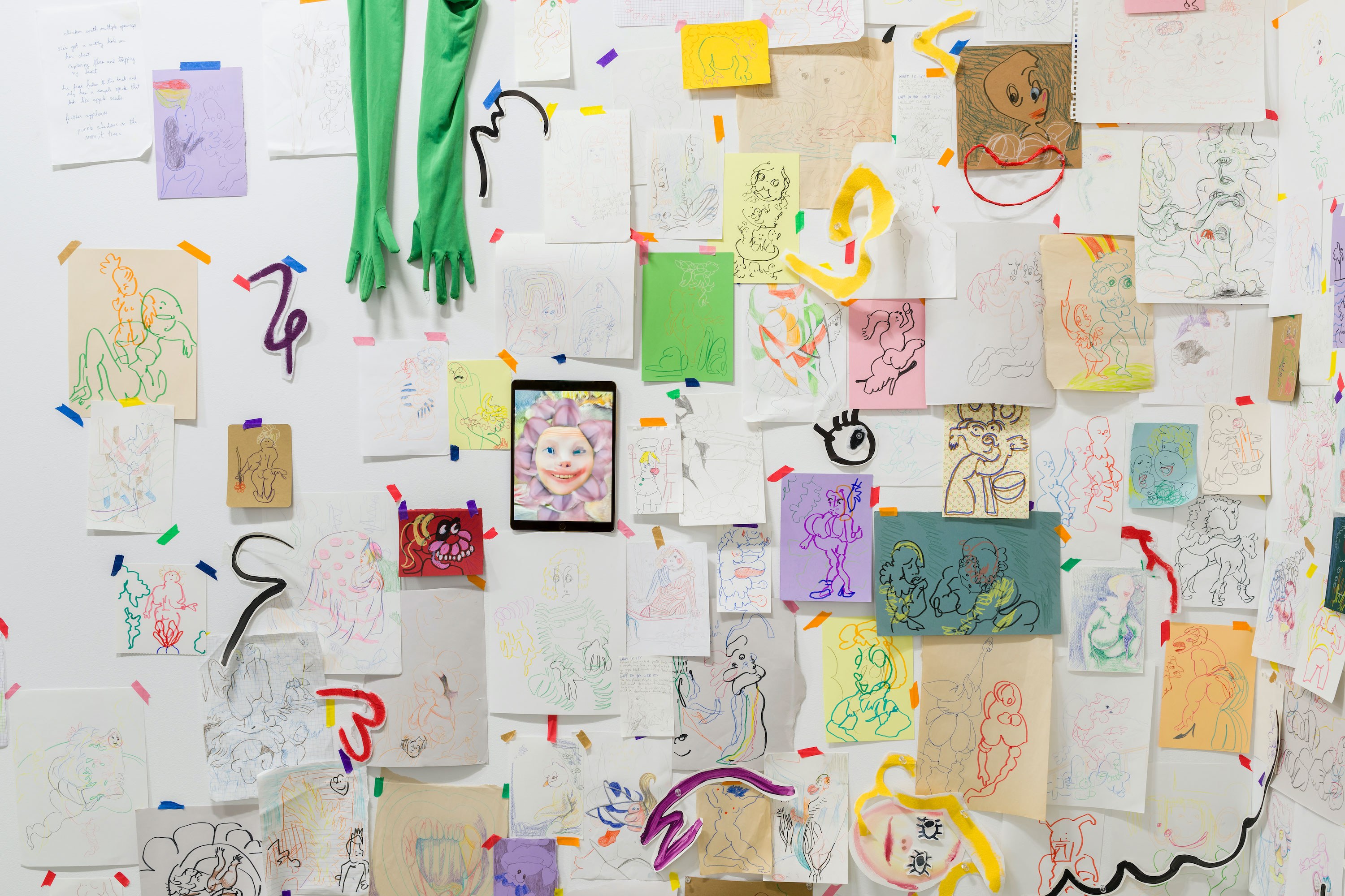 Installation view, Autoeffigies by Beth Frey at McBride Contemporain