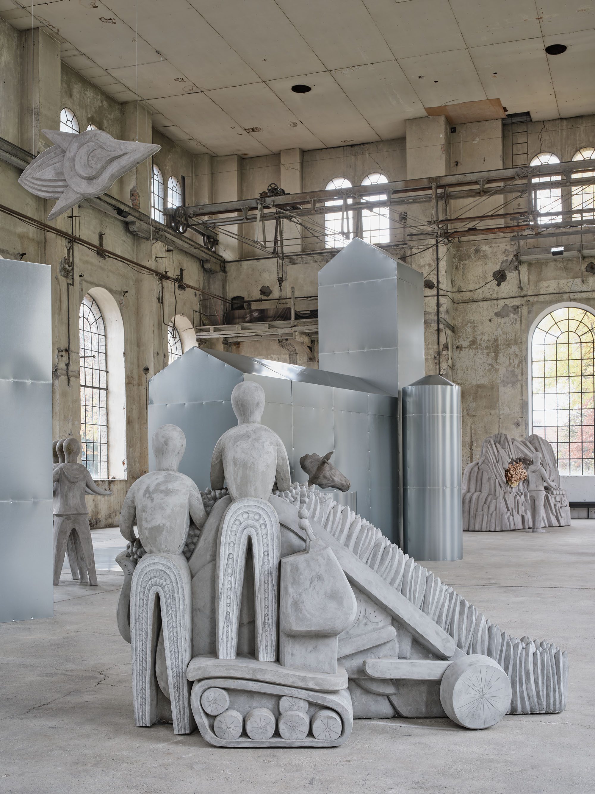 Anna Hulačová, 'Bucolica', Kunstraum Dornbirn, 2025,  Photo Günter Richard Wett, © Anna Hulačová, courtesy  of the artist and hunt kastner, Prague.