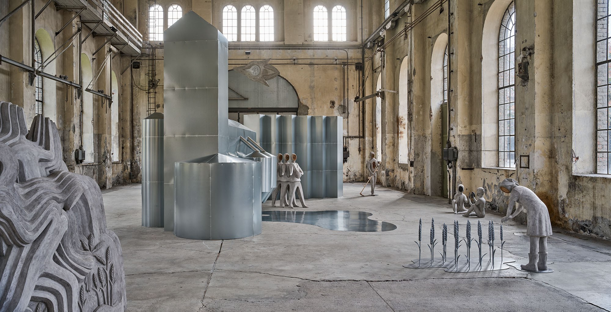 Anna Hulačová, 'Bucolica', Kunstraum Dornbirn, 2025,  Photo Günter Richard Wett, © Anna Hulačová, courtesy  of the artist and hunt kastner, Prague. 