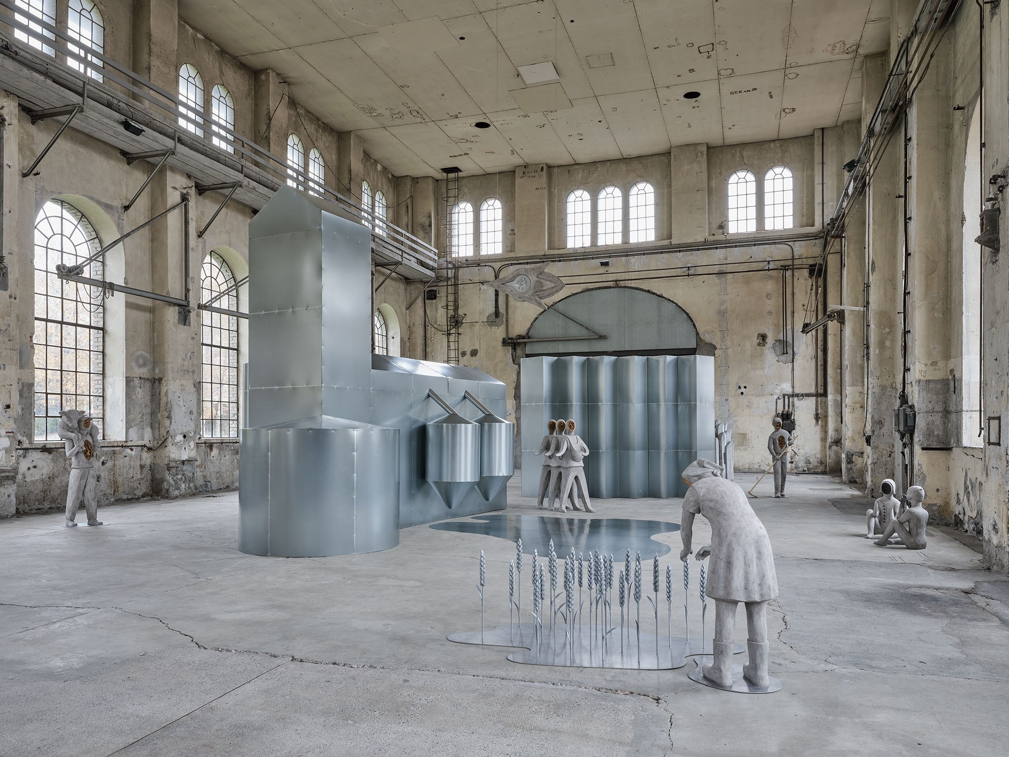 Anna Hulačová, 'Bucolica', Kunstraum Dornbirn, 2025,  Photo Günter Richard Wett, © Anna Hulačová, courtesy  of the artist and hunt kastner, Prague. 