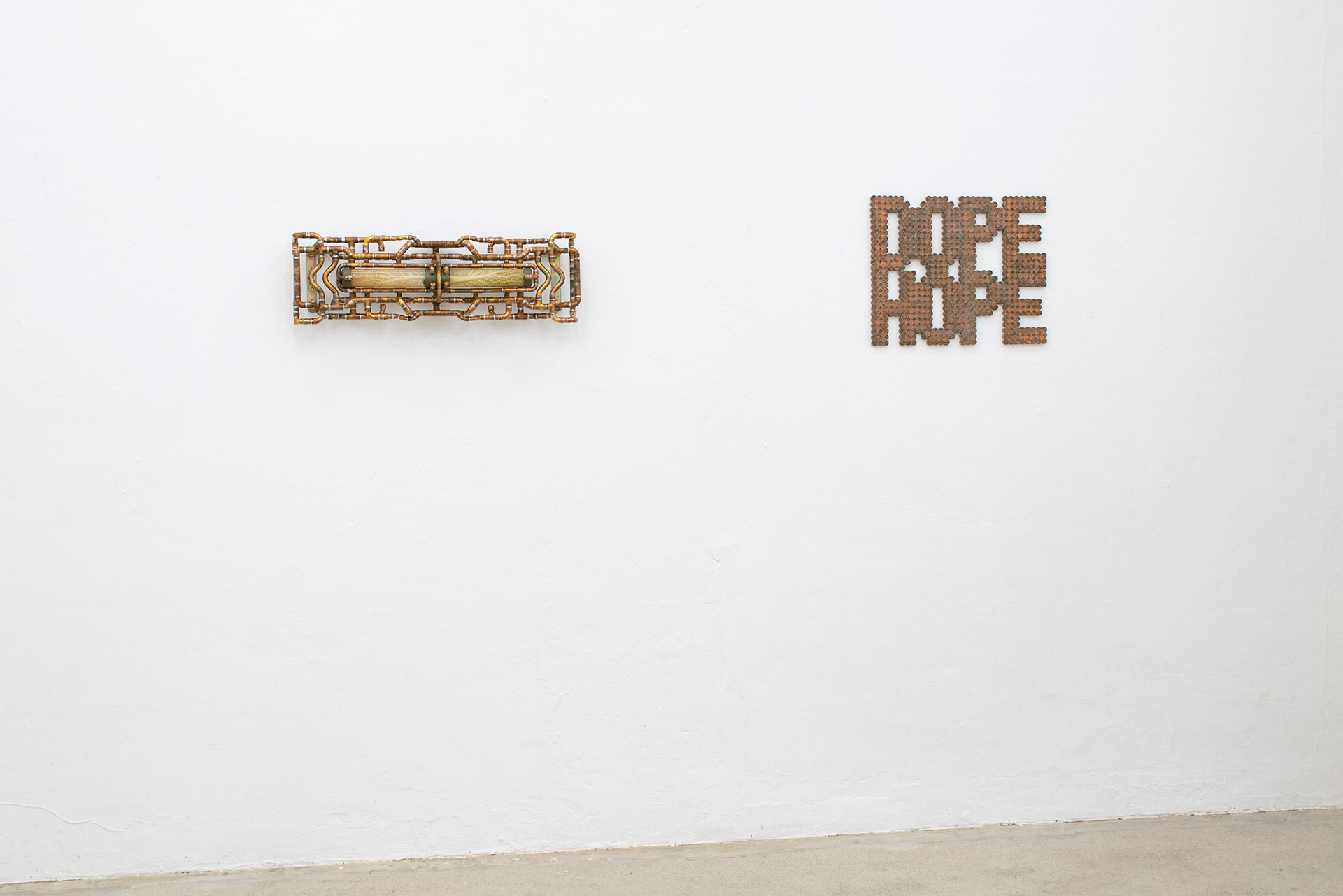 Tobi Keck, 'Armatur No. 1', 2025; 'DOPE HOPE', 2024