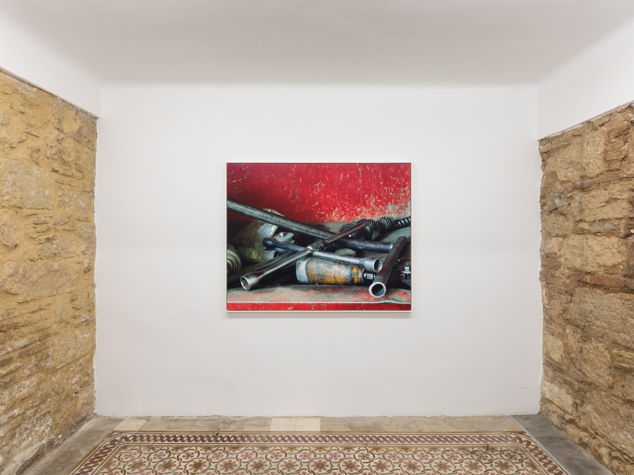 Nikolas Ventourakis, Refinements, Part Number #A-011, 2025, Inkjet print on baryta archival paper mounted on Dibond, 83.5 × 103.5 × 4 cm, Edition of 3 + 1AP, Courtesy the artist and Callirrhoë, Athens, image © Stathis Mamalakis 2025