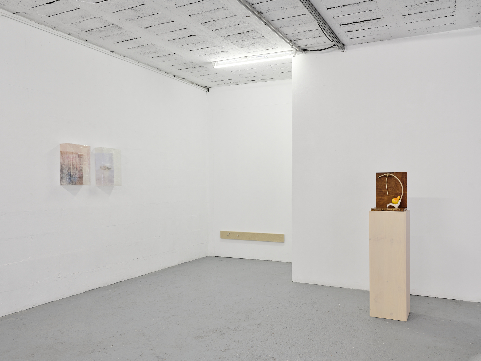 Cake Toppers, vue d'exposition. Camille Le Meur, Audrey Prédhumeau & Wei Libo.