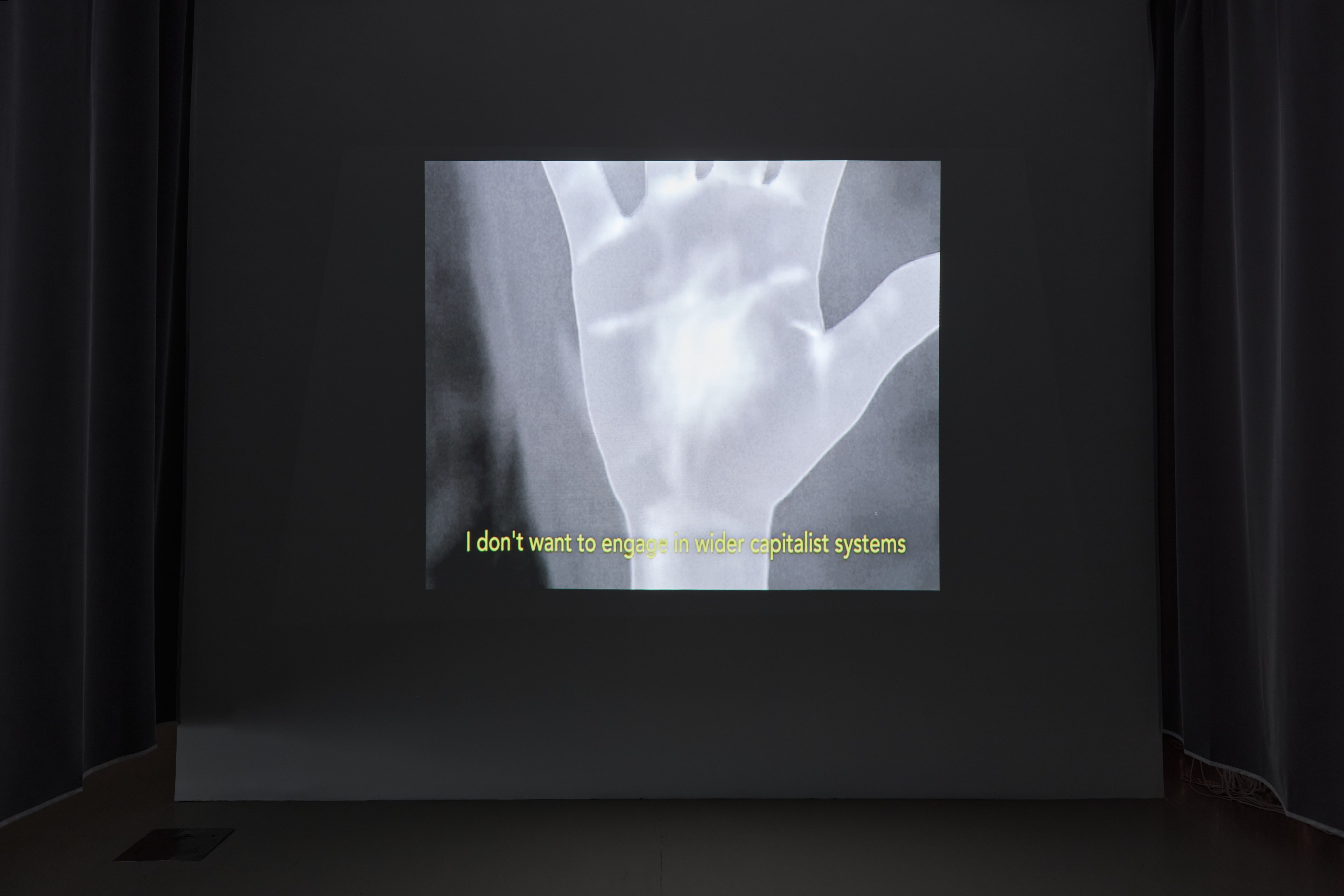 Leah Clements: Collapse, 2019 (Video, 24’21”) | Trafó Gallery, 2025 | photo: Dávid Biró