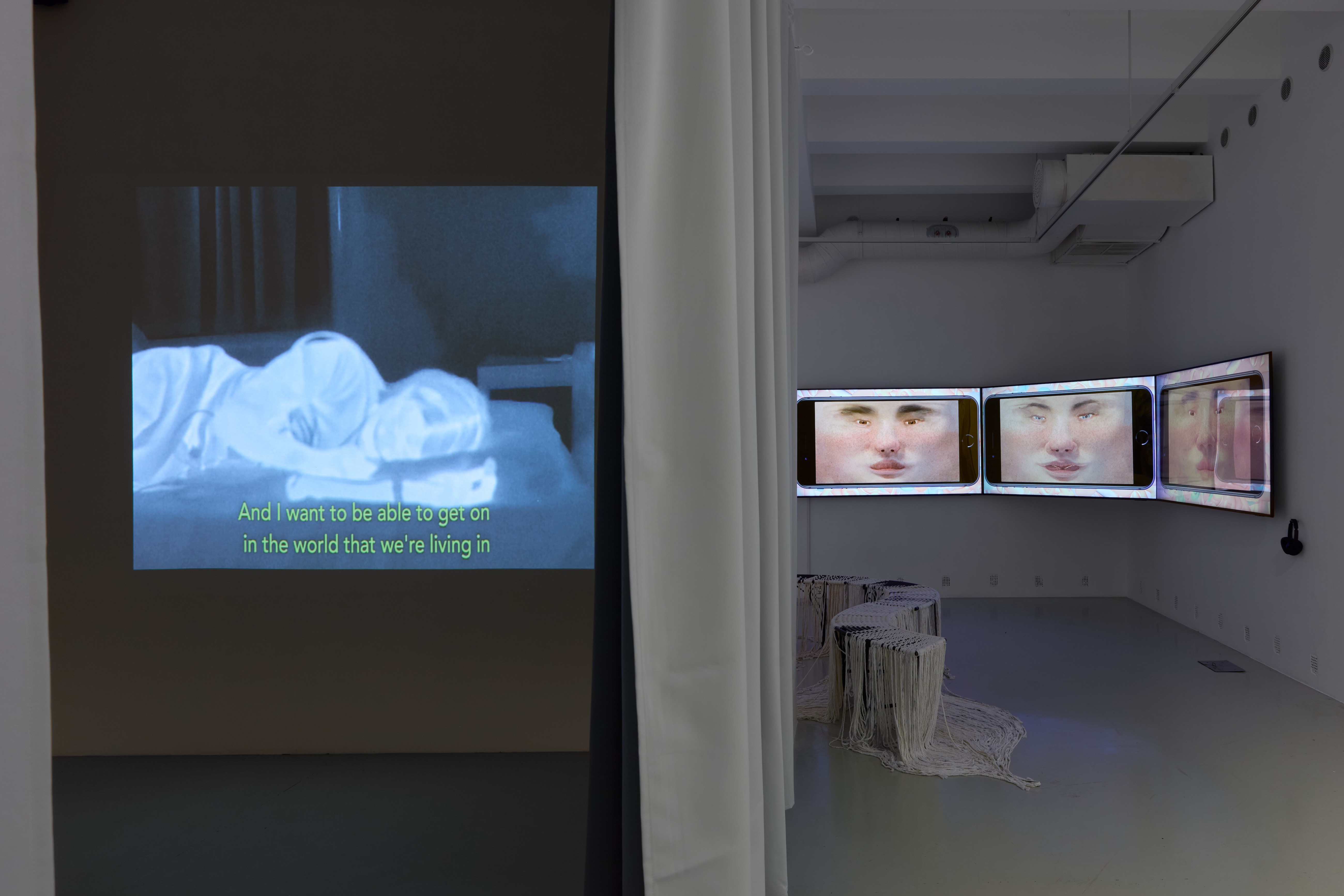 Ink in Milk | exhibition view | Trafó Gallery, 2025 | photo: Dávid Biró