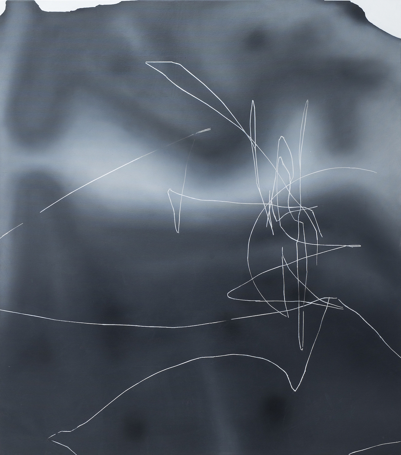 Dominika Walczak, "Up in Smoke", 2025, oil on canvas, 150 x 130 cm, photo: bliss gallery