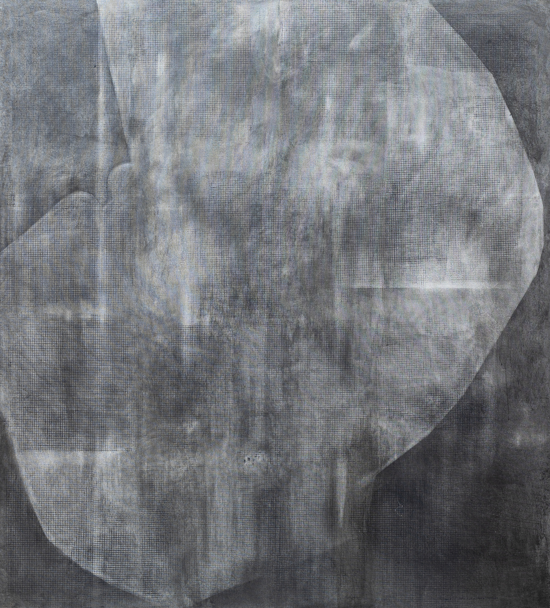 Dominika Walczak, "Monument", 2025, acrylic and oil on canvas, 200 x 180 cm, photo: bliss gallery