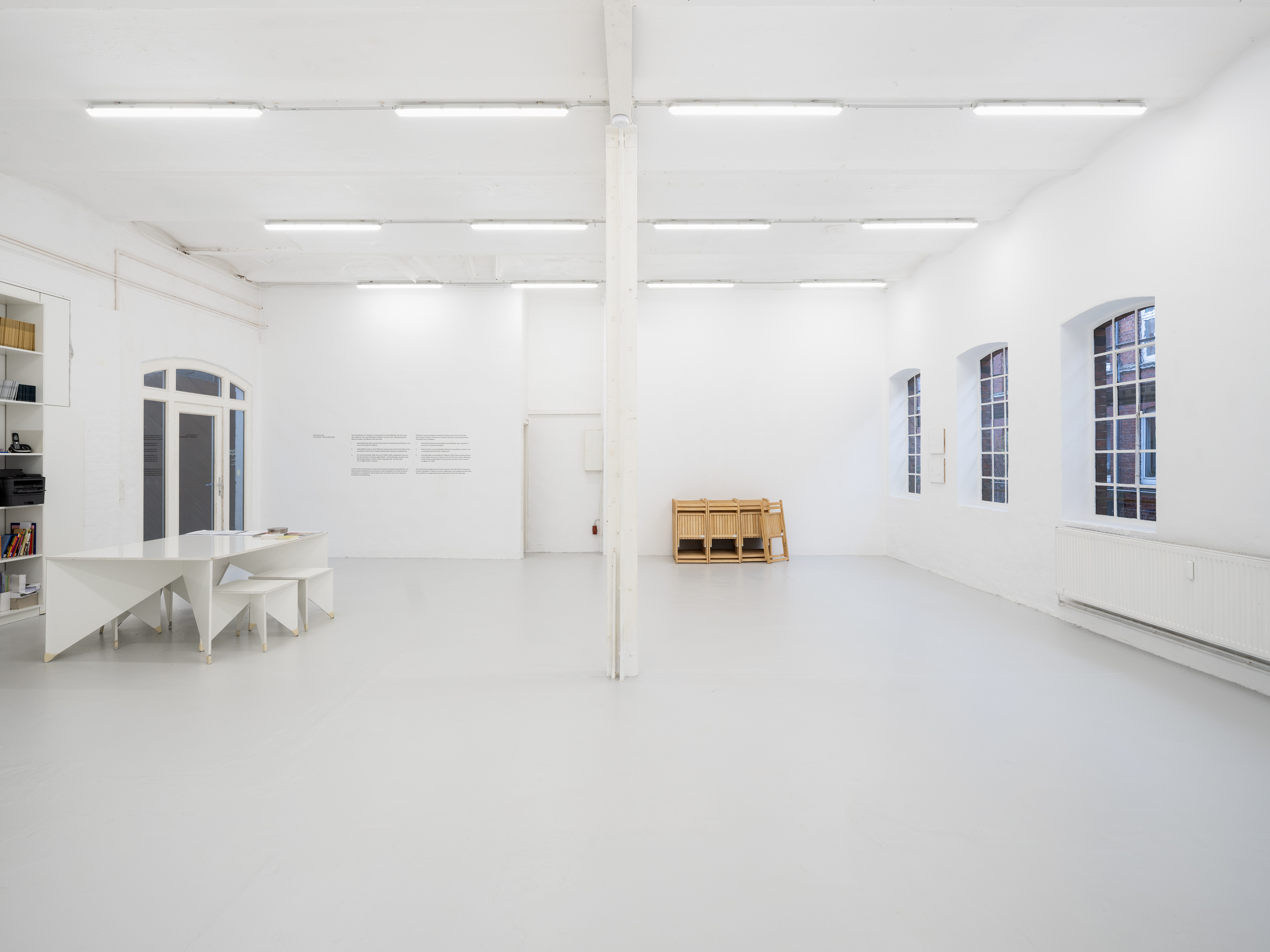 Exhibition view (Main space), Samuel Bich, INVENTORY 1995–2025, Halle für Kunst Lüneburg, 2025/2026, Photography: Fred Dott