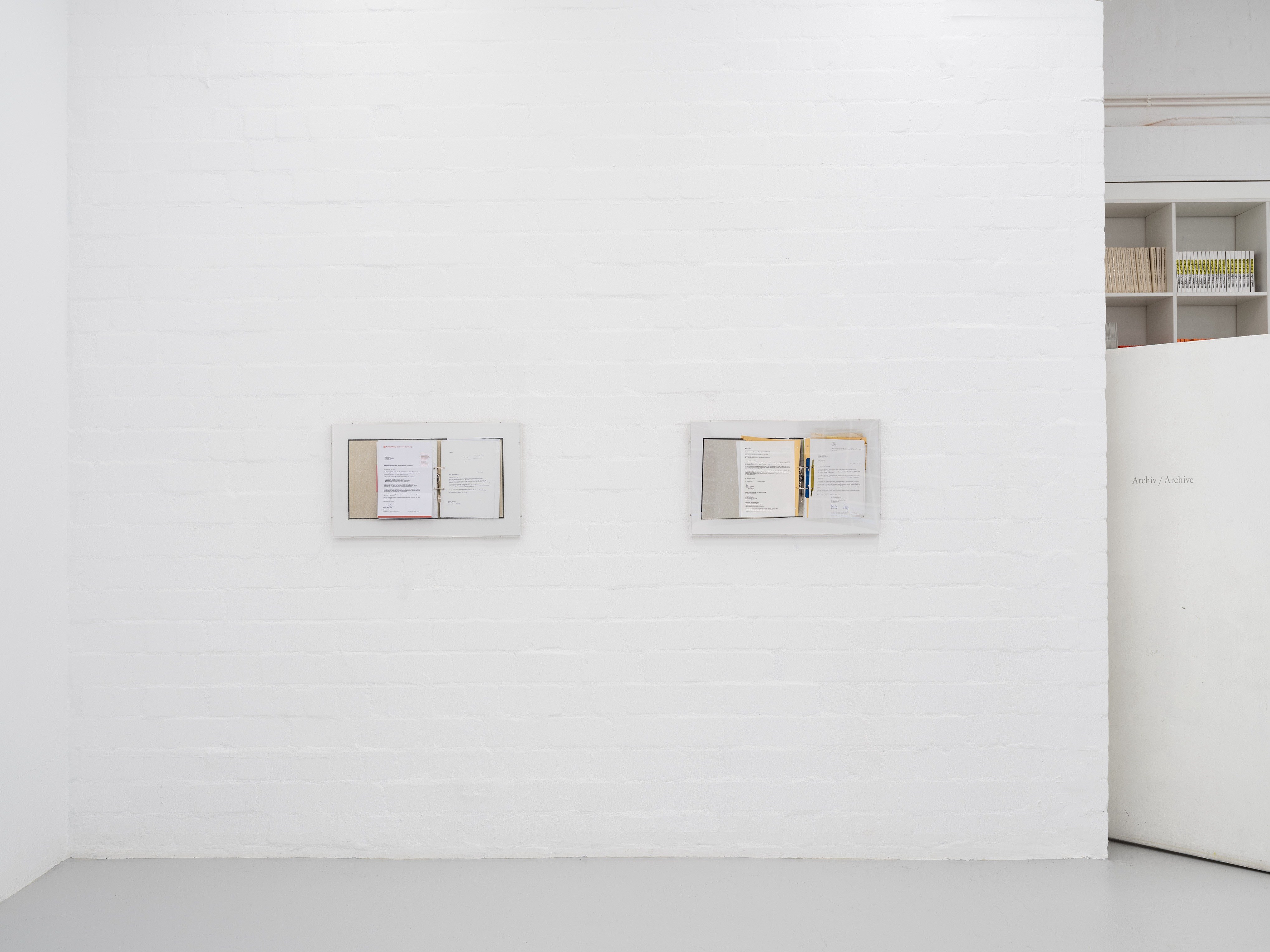 Exhibition view (Main space), Samuel Bich, INVENTORY 1995–2025, Halle für Kunst Lüneburg, 2025/2026, Photography: Fred Dott