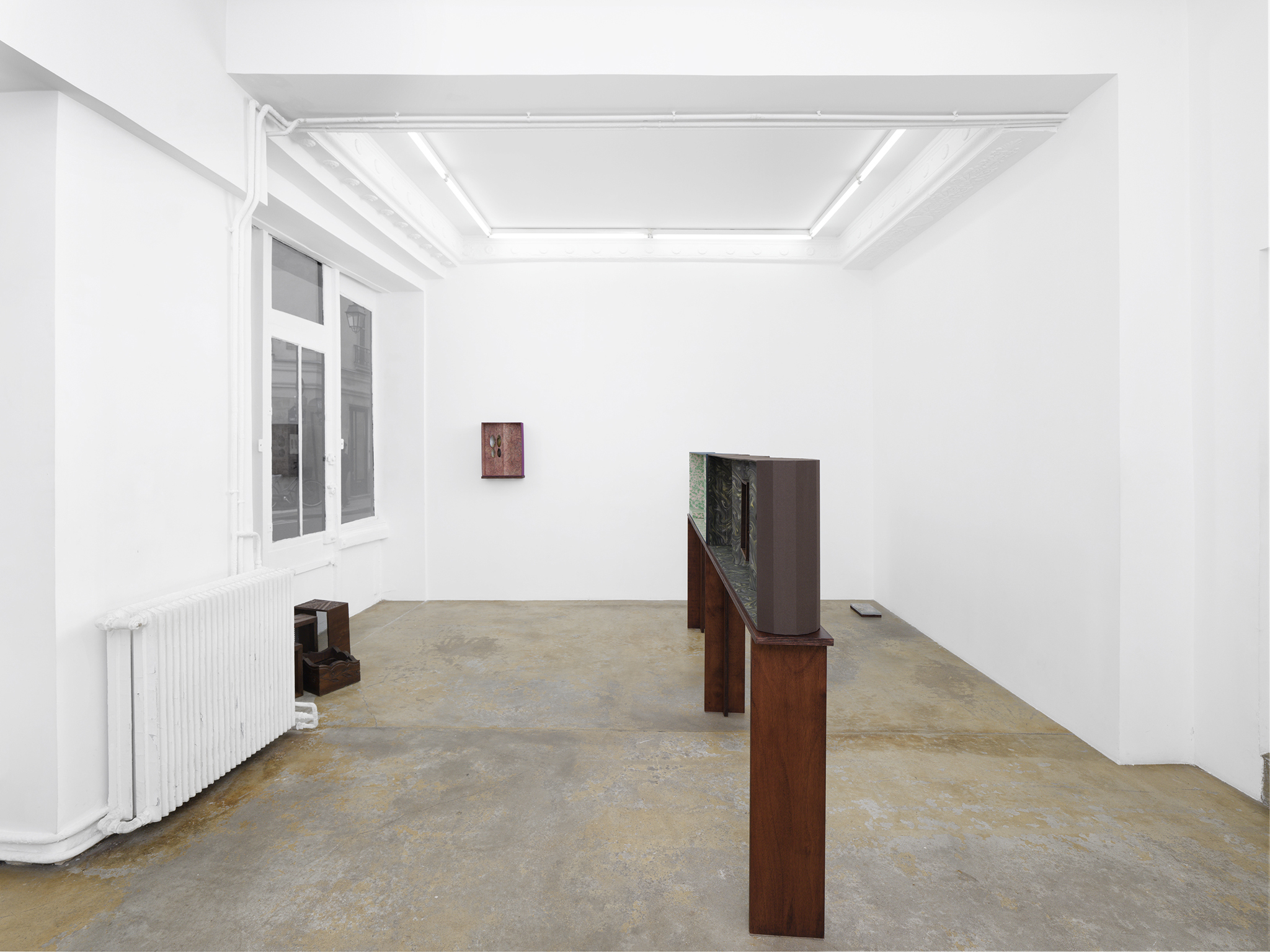 Caroline Reveillaud, Biomimetico-imago, 2025, exhition view, Florence Loewy, Paris