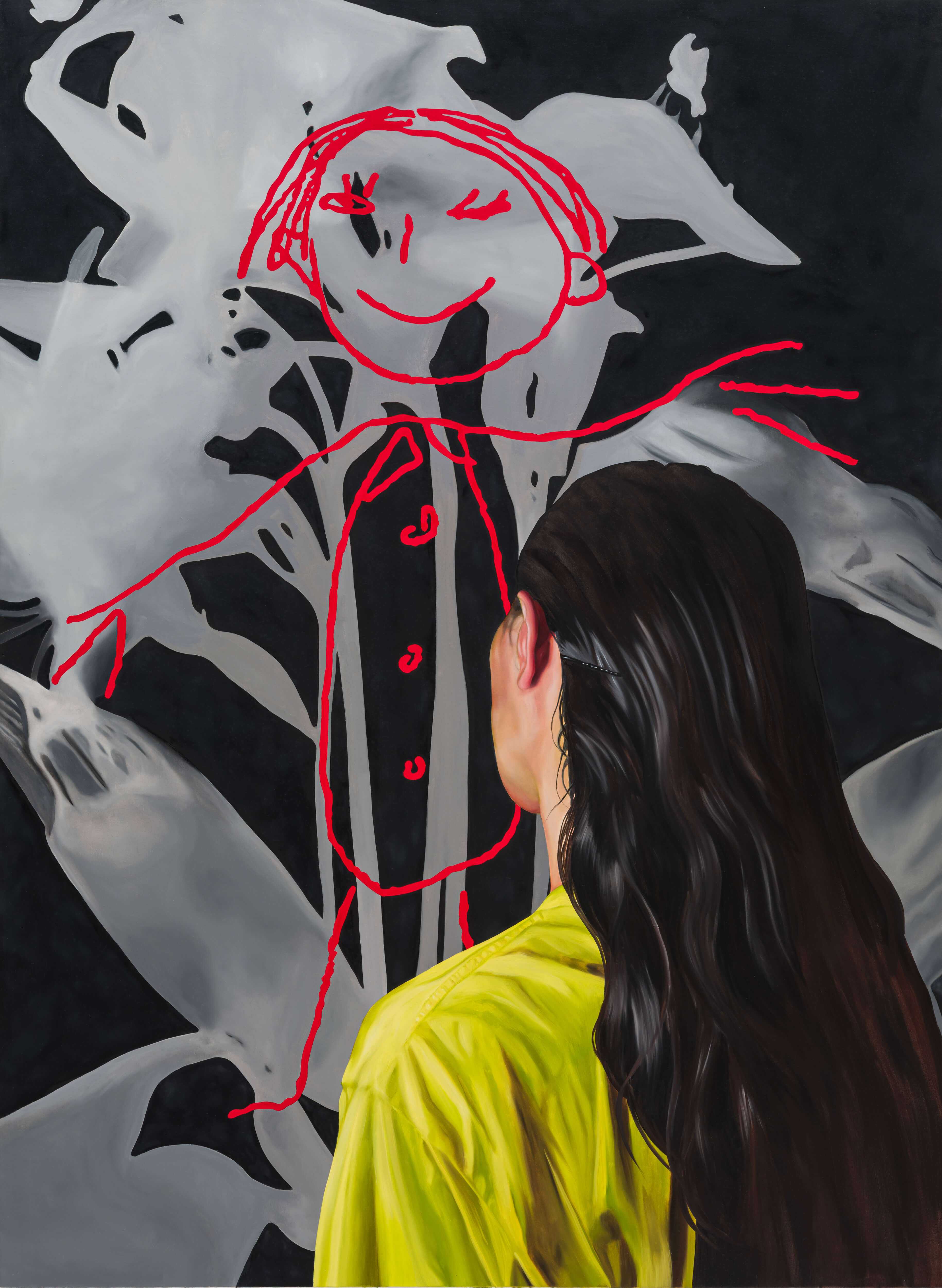 Chloé Saï Breil-Dupont, 'A portrait of Louise', 2025, oil on canvas, 190 x 140 cm